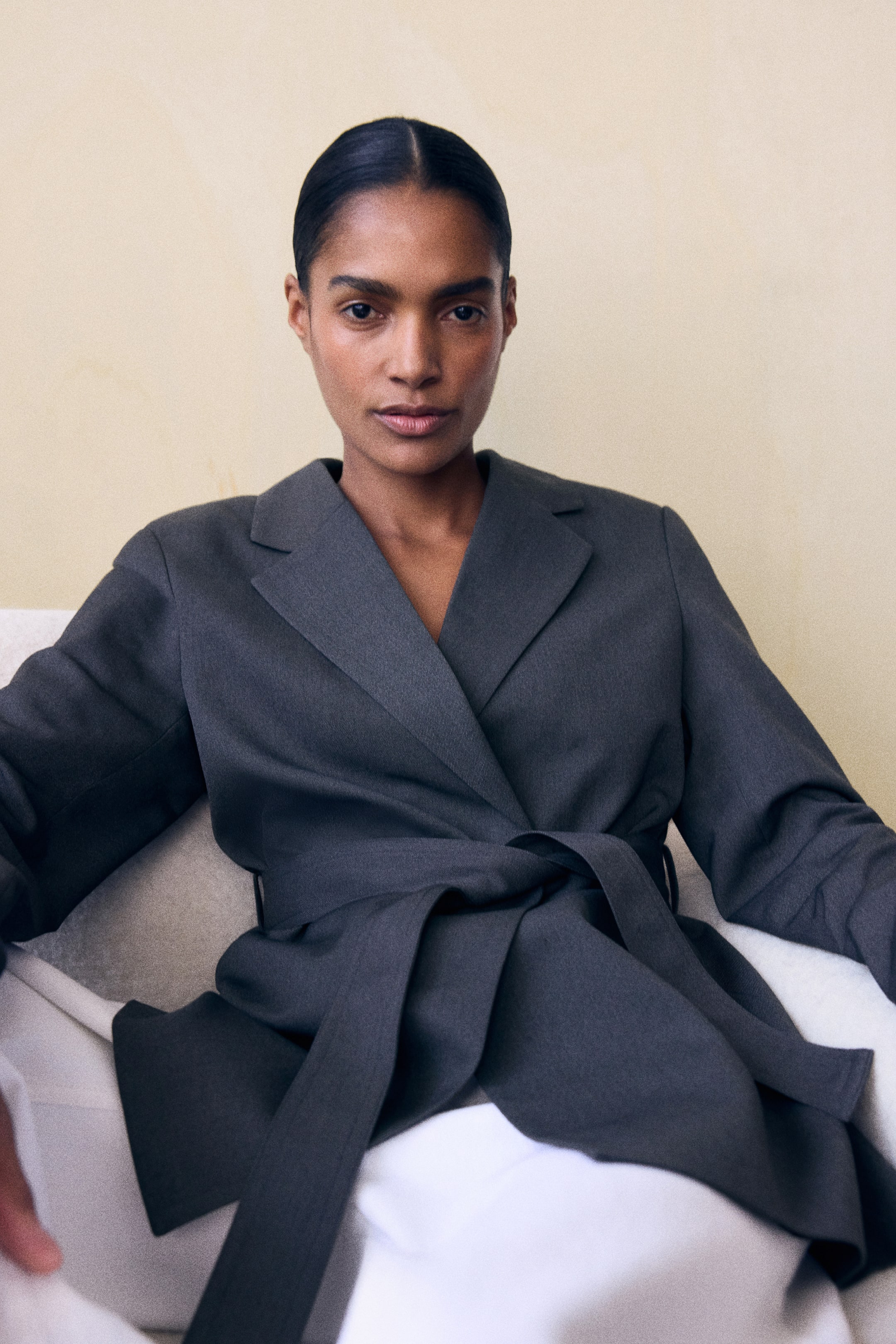 Blazer MAMA avec ceinture à nouer