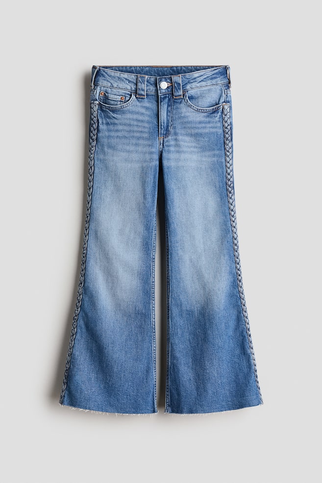Flared Jeans - Denim blue/Denim gray - 1