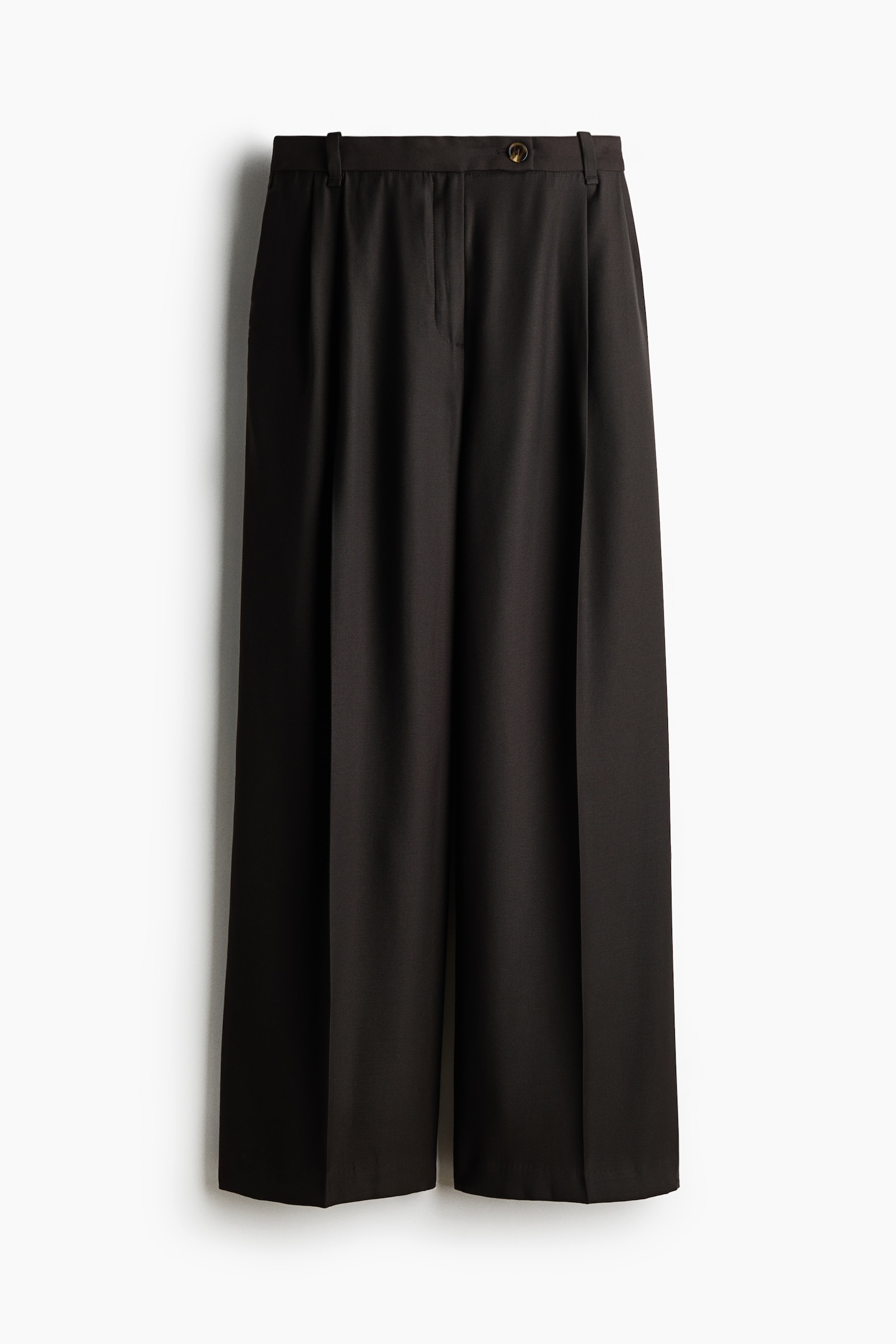 Женские брюки H&M Dress Pants, цвет: Тёмный коричневый — фото 1