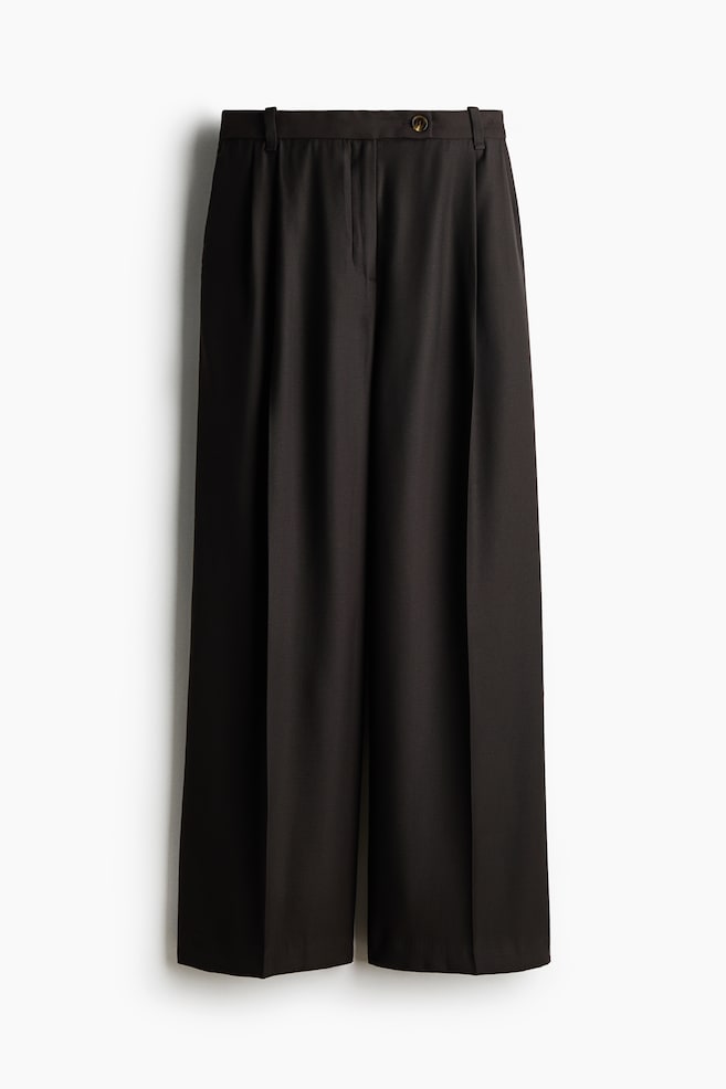 Dress Pants - Dark brown/Light beige/Dark olive green - 1