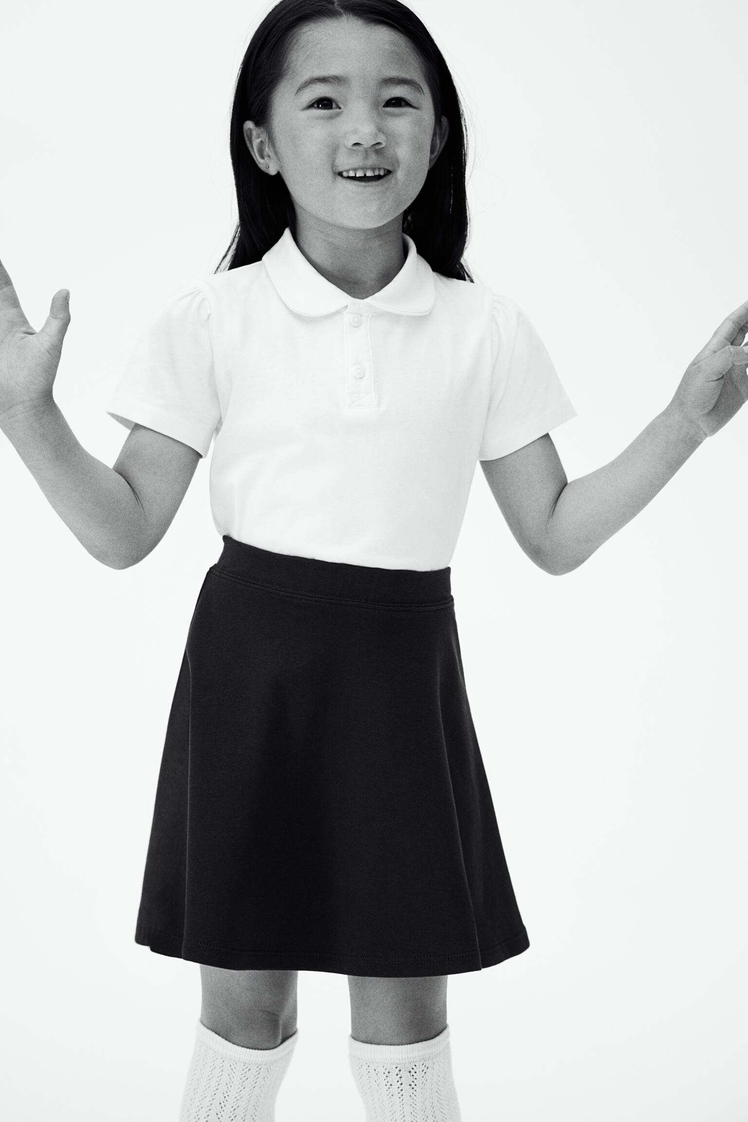 Jersey school skirt - Navy blue/Black/Dark grey - 3