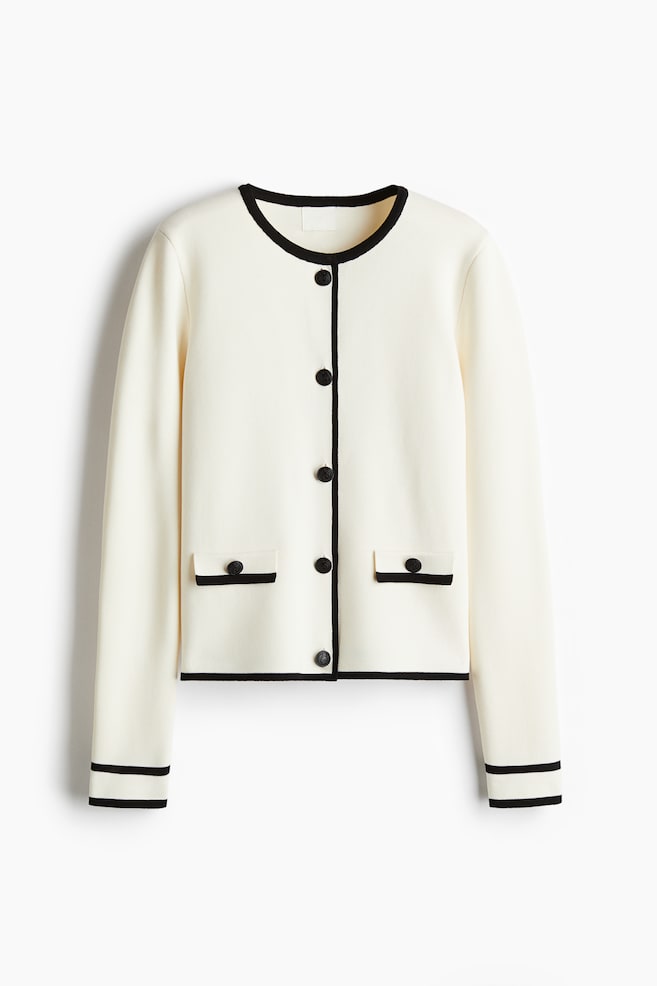 Vest met zakdetails - Roomwit - 1