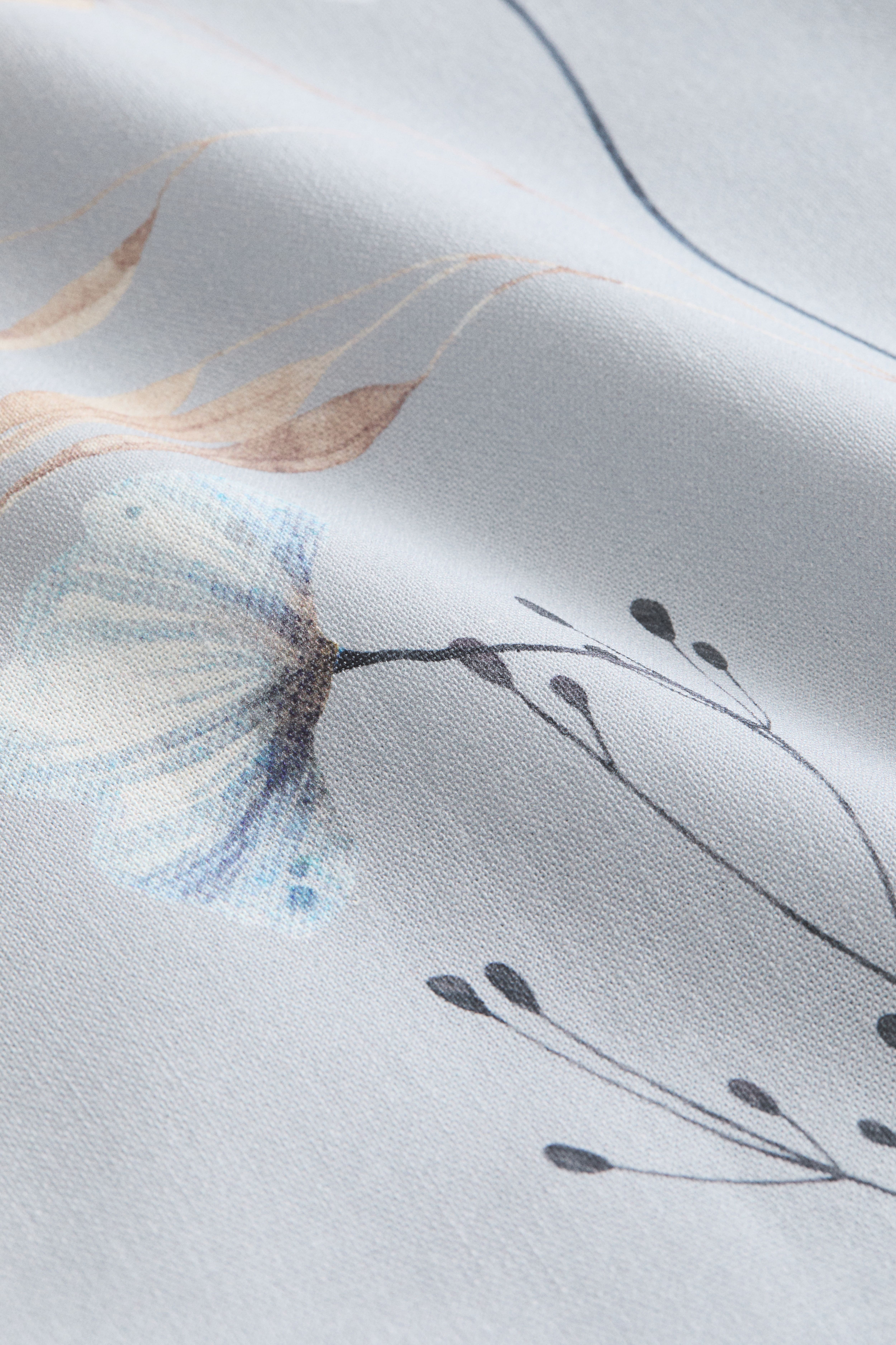 Printed Canvas Cushion Cover