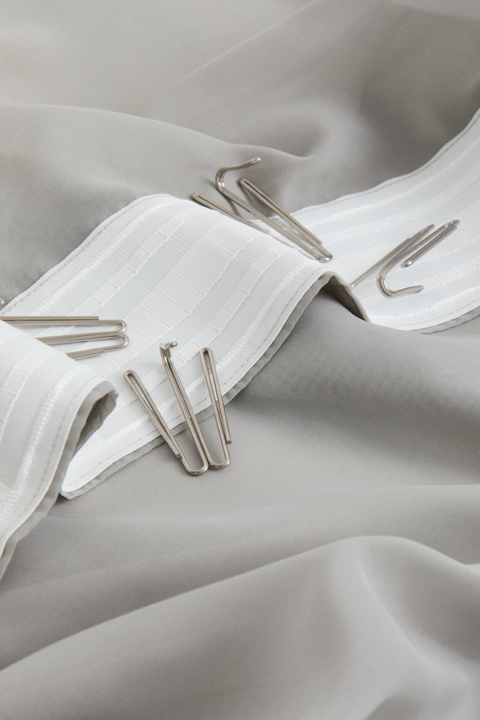 1-pack wide curtain length - Light mole/White - 3