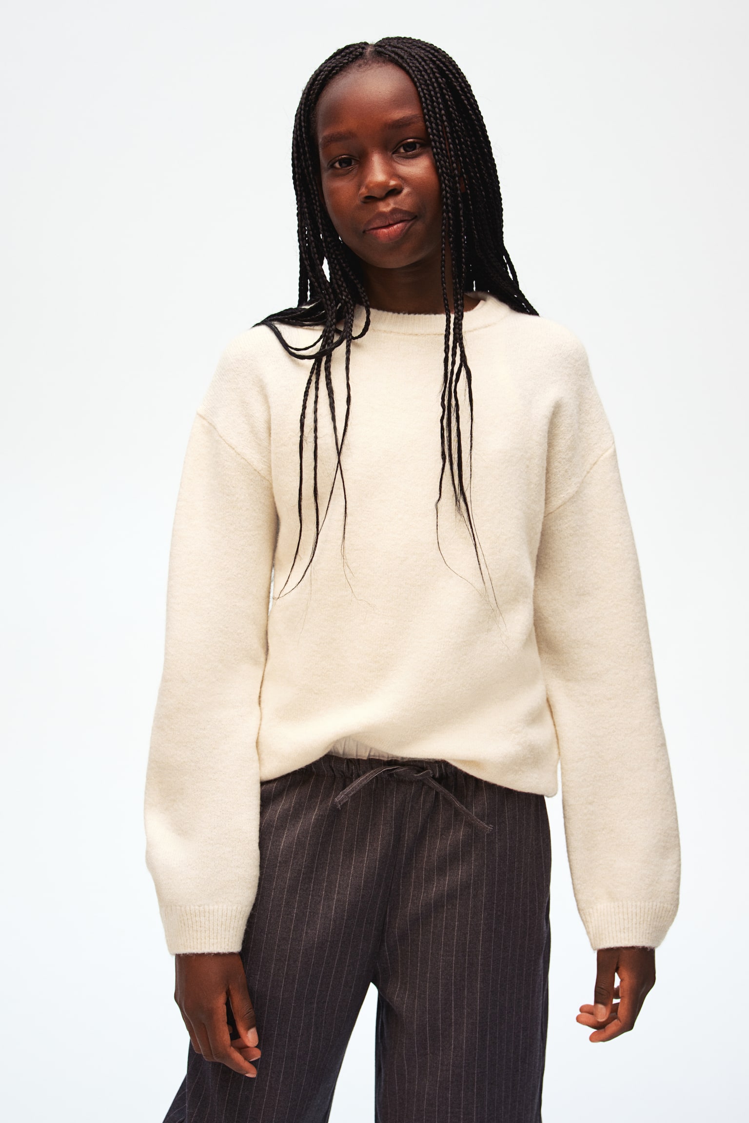 Loose-fit jumper - White/White/Dear Santa/Greige/Grey/Navy blue/Team 15 - 1