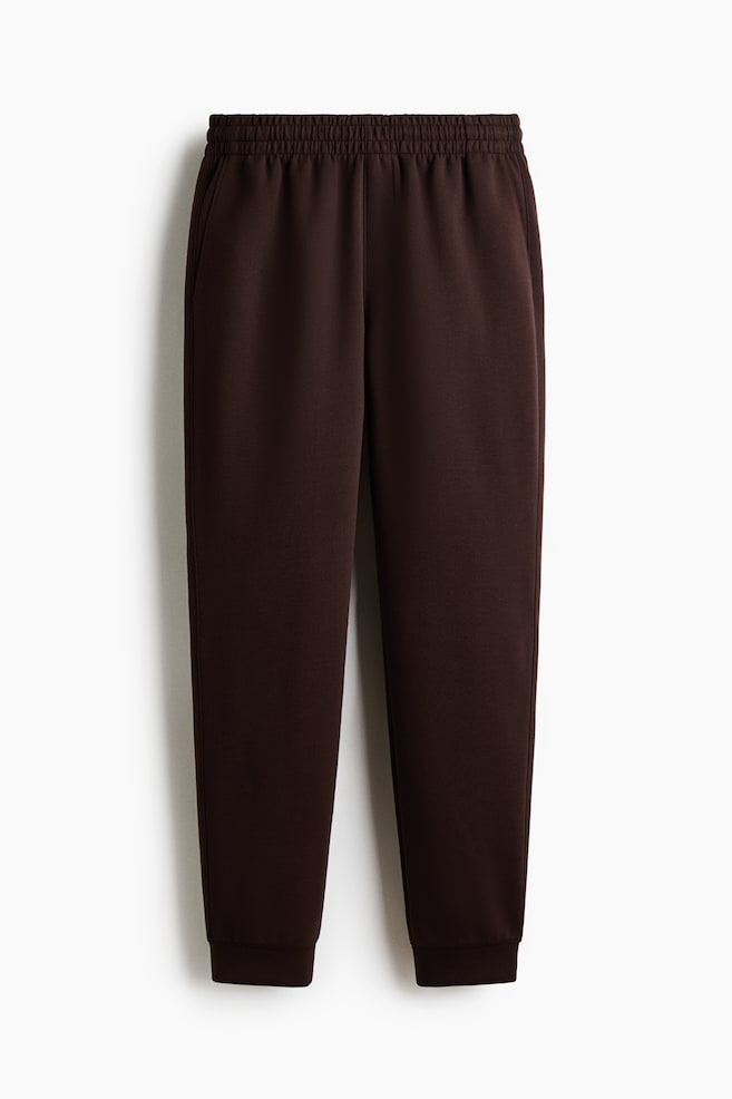 Pantalón de chándal interlock Regular Fit - Marrón oscuro/Negro/Azul oscuro - 1