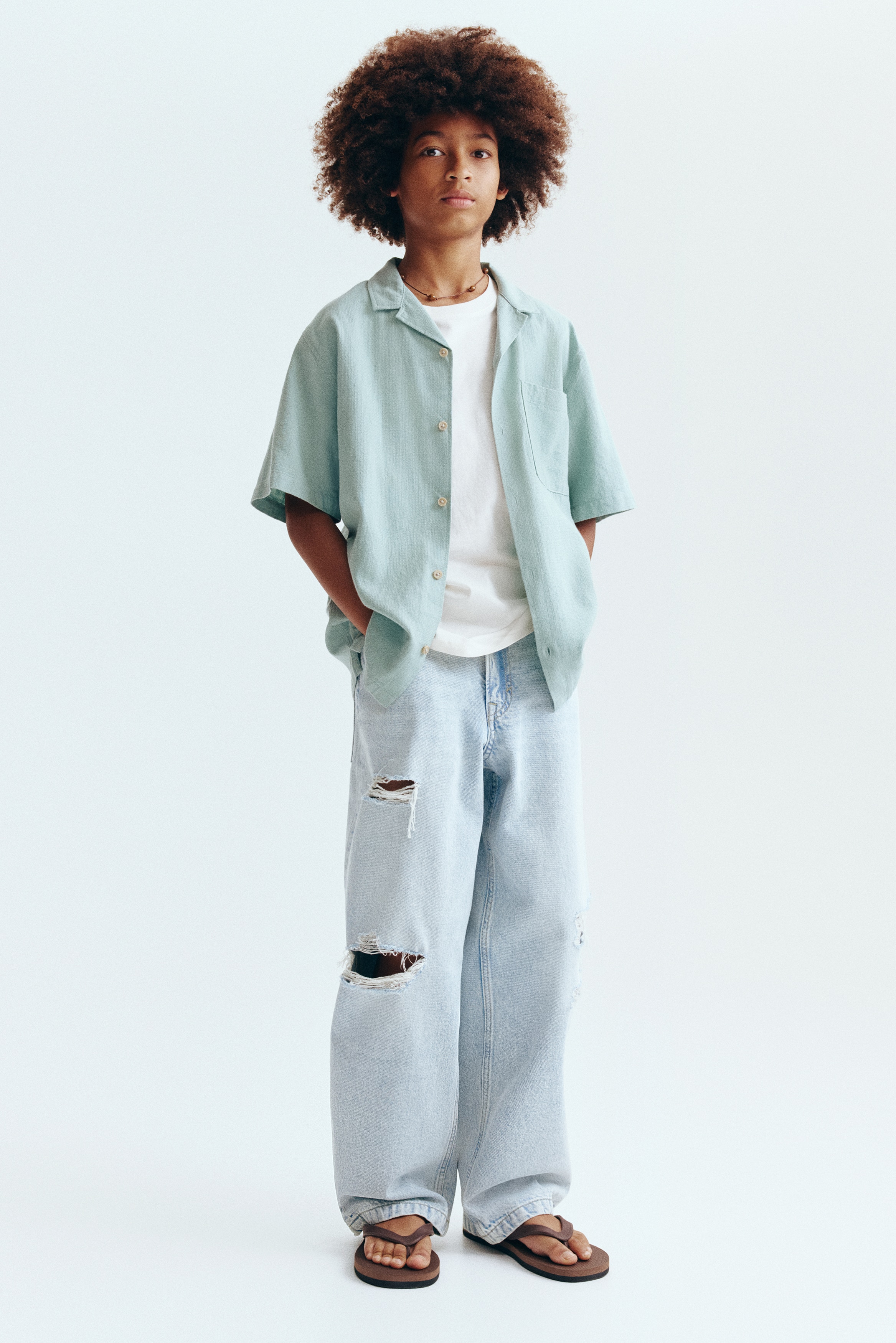 キッズ バギーデニム | H&M JP