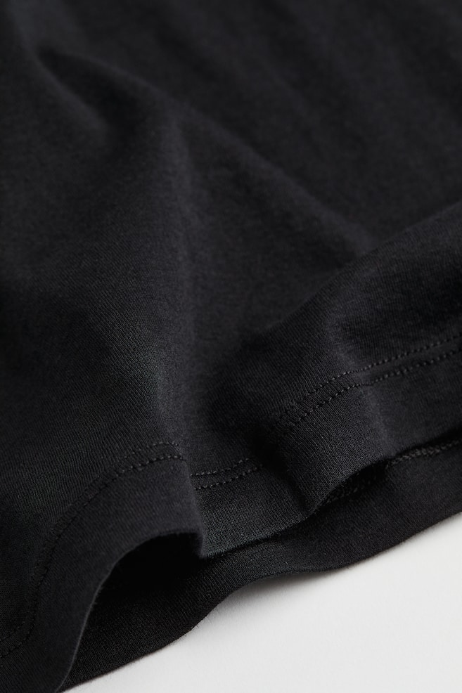 Jerseyshirt aus Pima-Baumwolle - Schwarz/Marineblau/Hellgrau/Weiß - 4