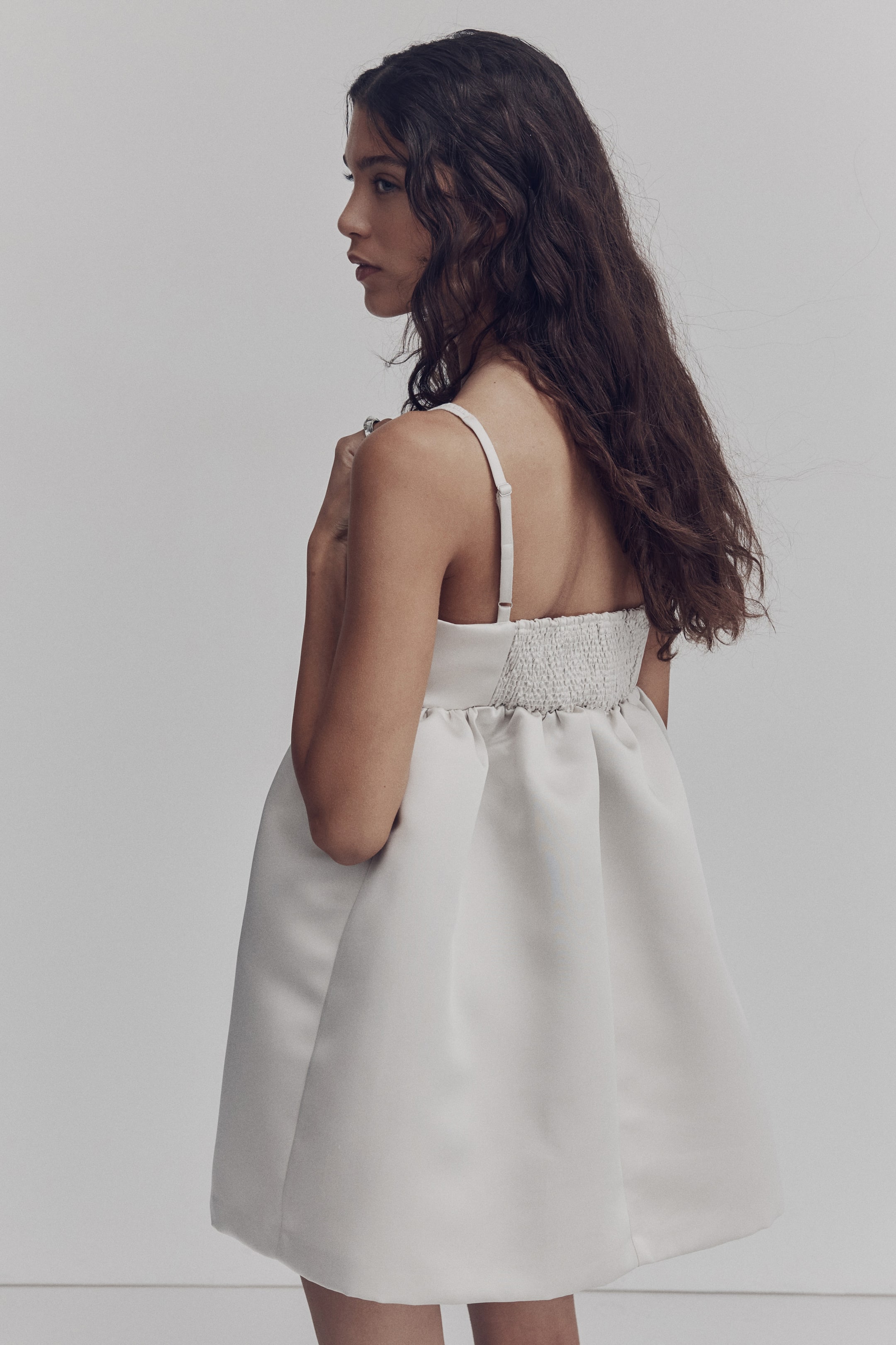 View larger image: Layered-Look Strappy Dress - White - Ladies | H&M PH 4