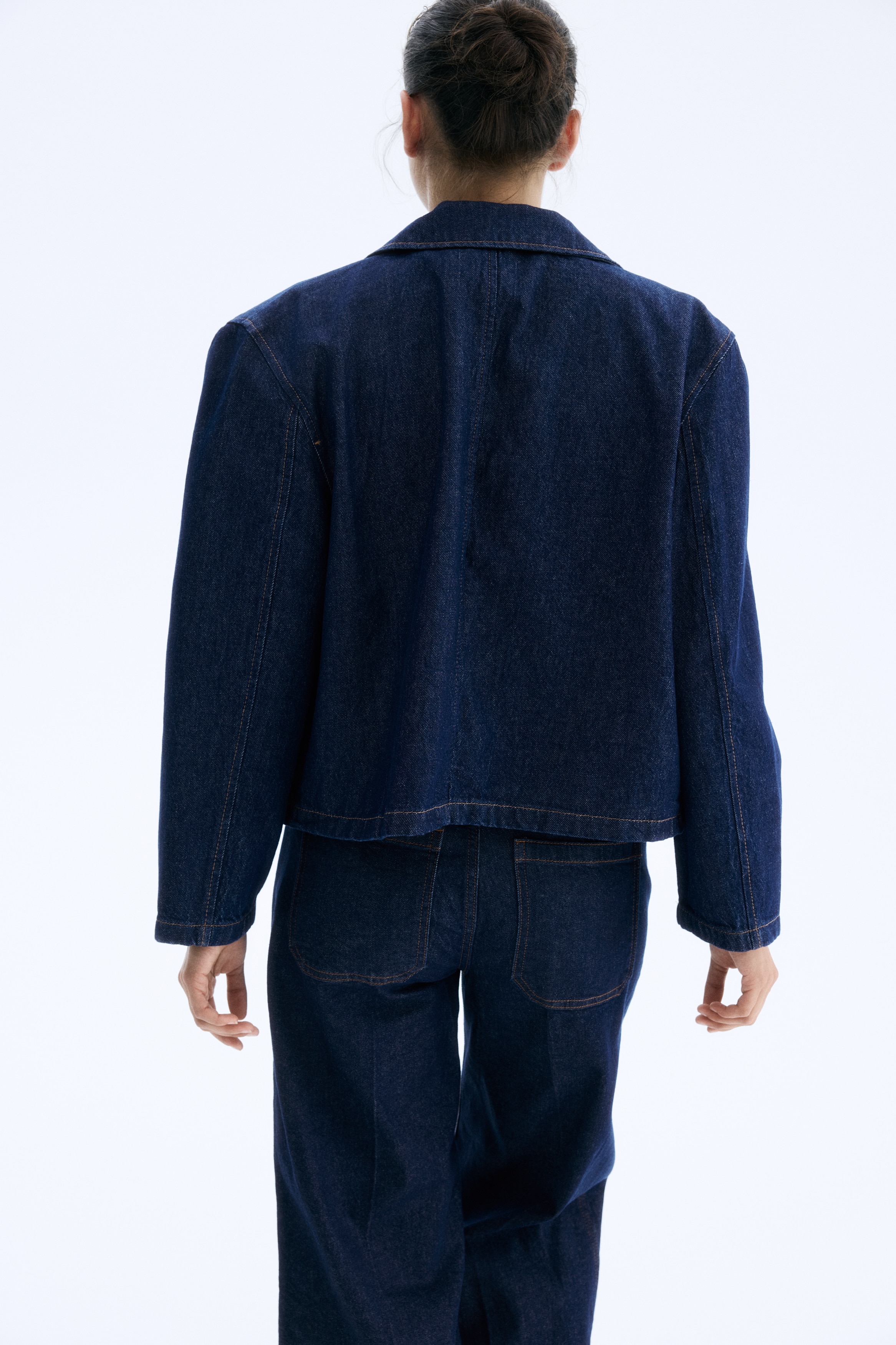 Collared twill jacket