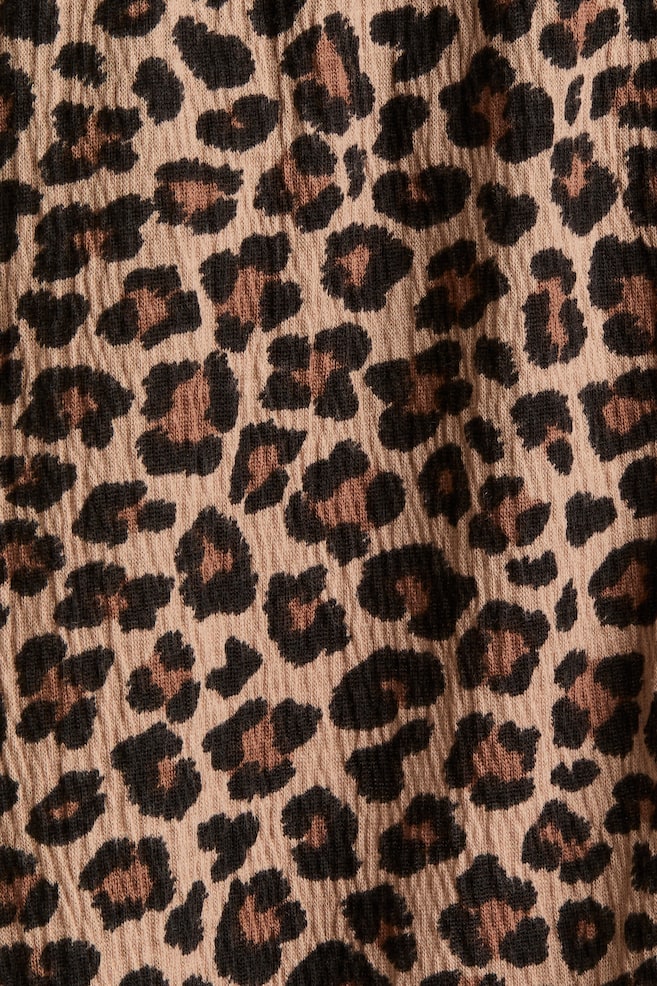Patterned Jumpsuit-Beige/leopard print - 2