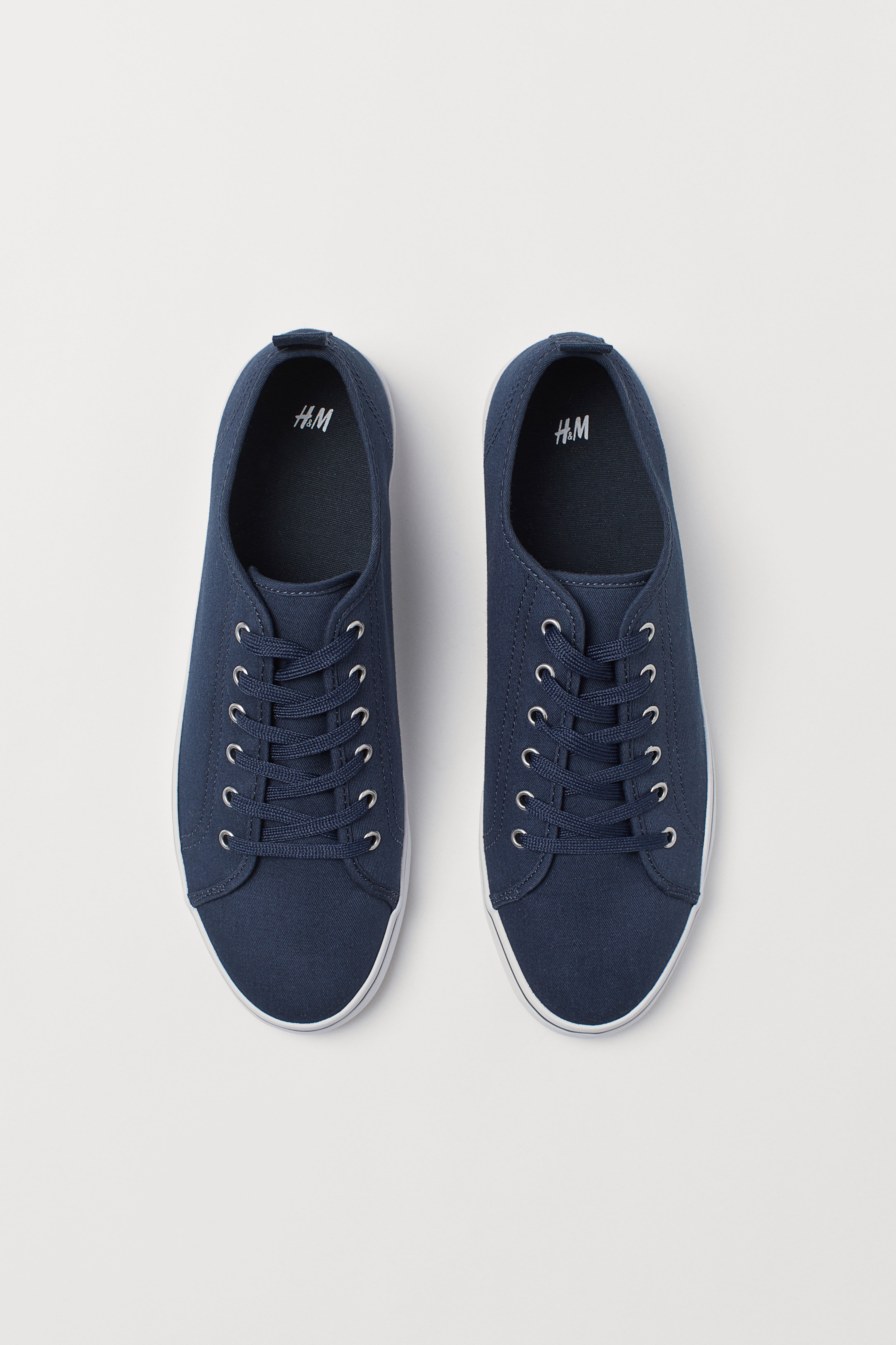 H and m canvas shoes best sale