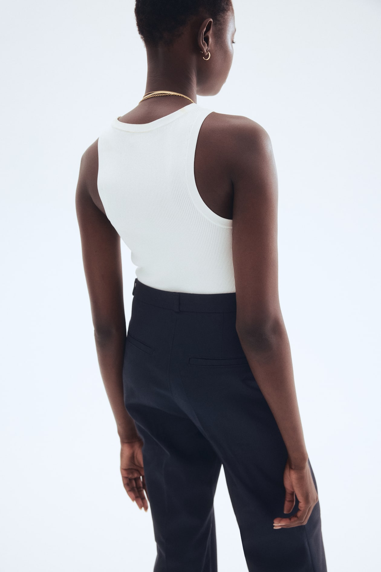 Flared Twill Pants - image 2