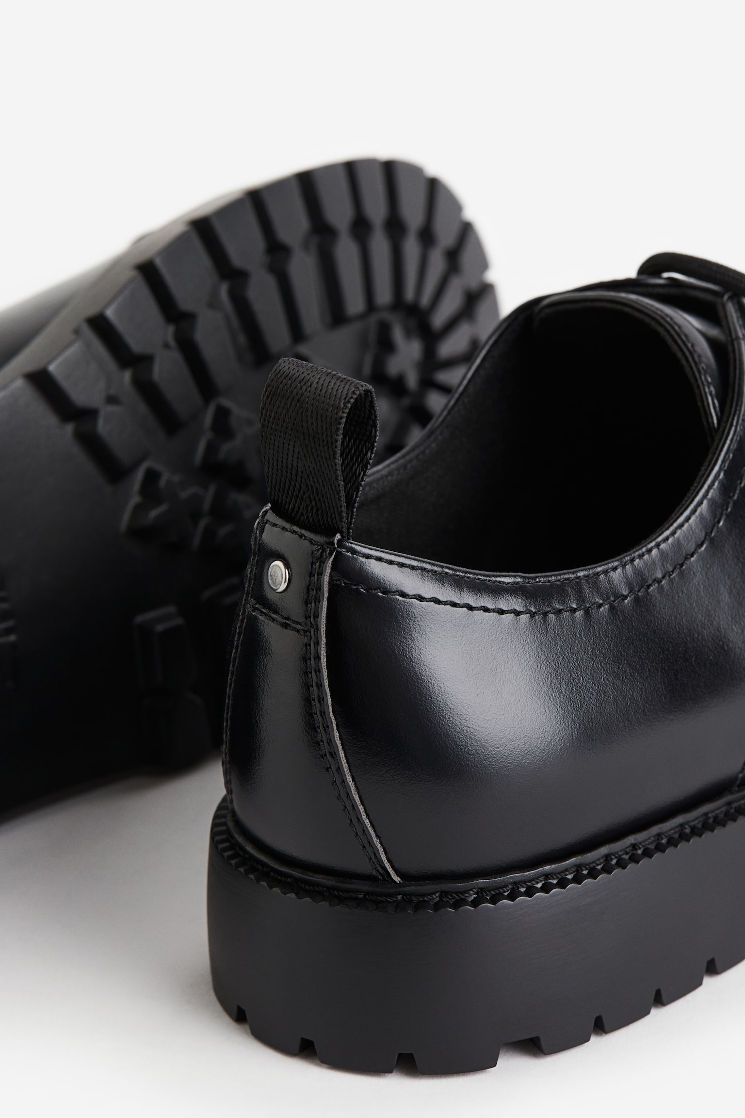 Chunky Derby shoes - Black - 2