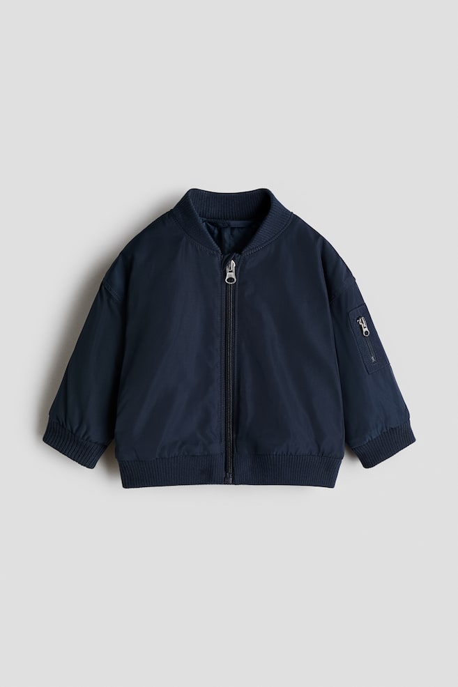 Bomber - Bleu marine/Vert kaki - 1