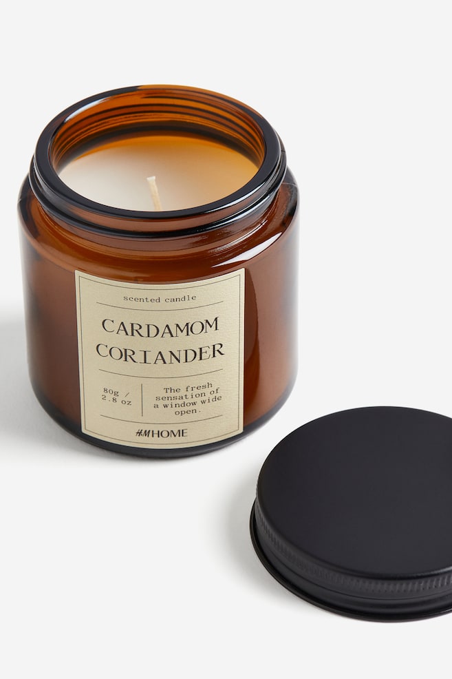 Mała świeczka zapachowa w szklanym pojemniku - Beżowy/Cardamom Coriander/Brązowy/Salted Sea/Beżowy/Dark Leather - 2