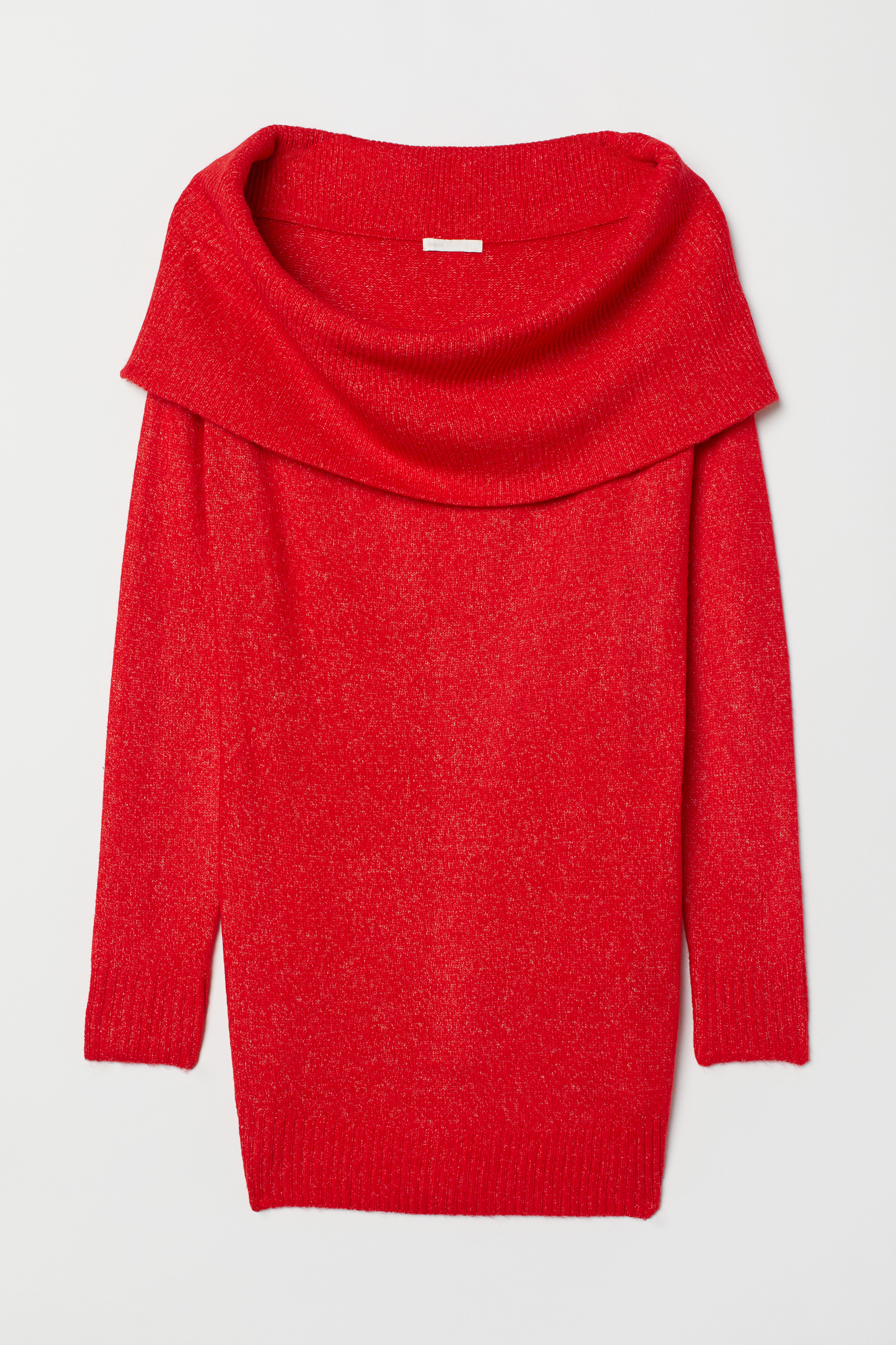 H&m red off the shoulder sweater best sale