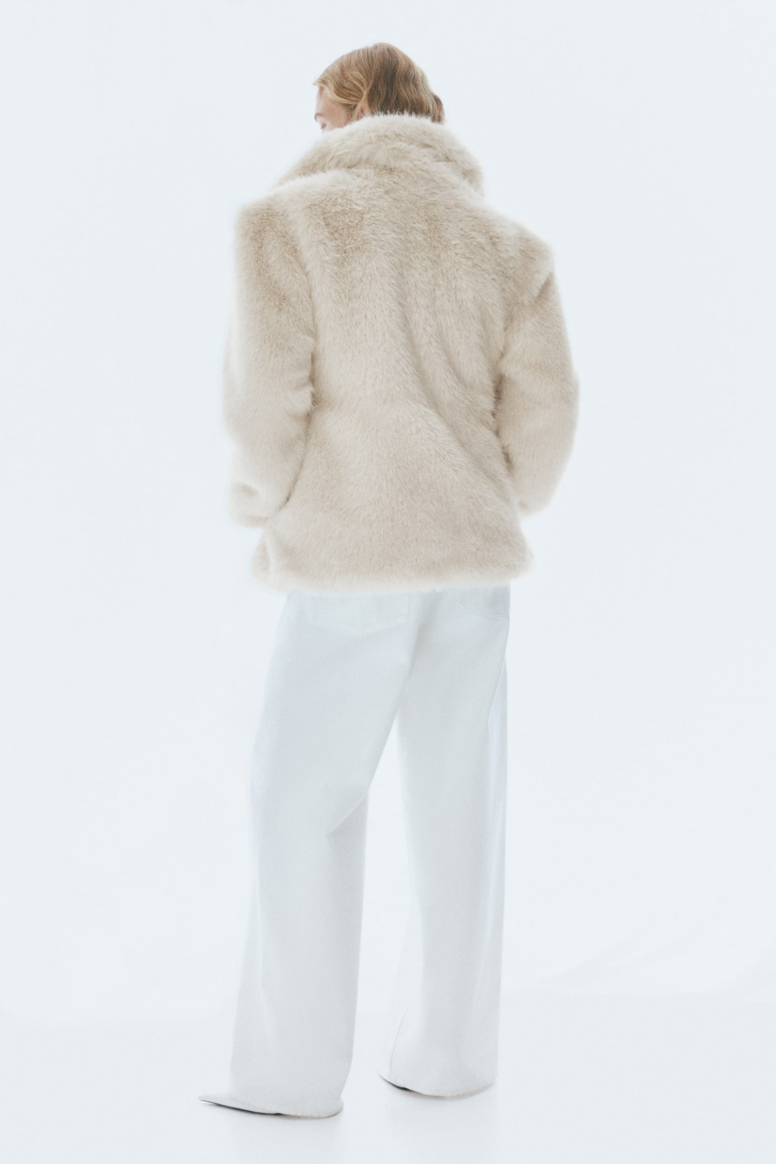 Shoulder-pad jacket - Light beige/Beige/Leopard print - 6