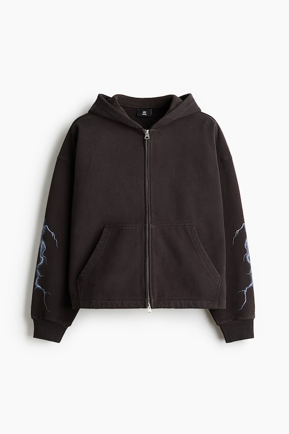 Мужские куртки H&M Oversized Boxy Hooded Jacket