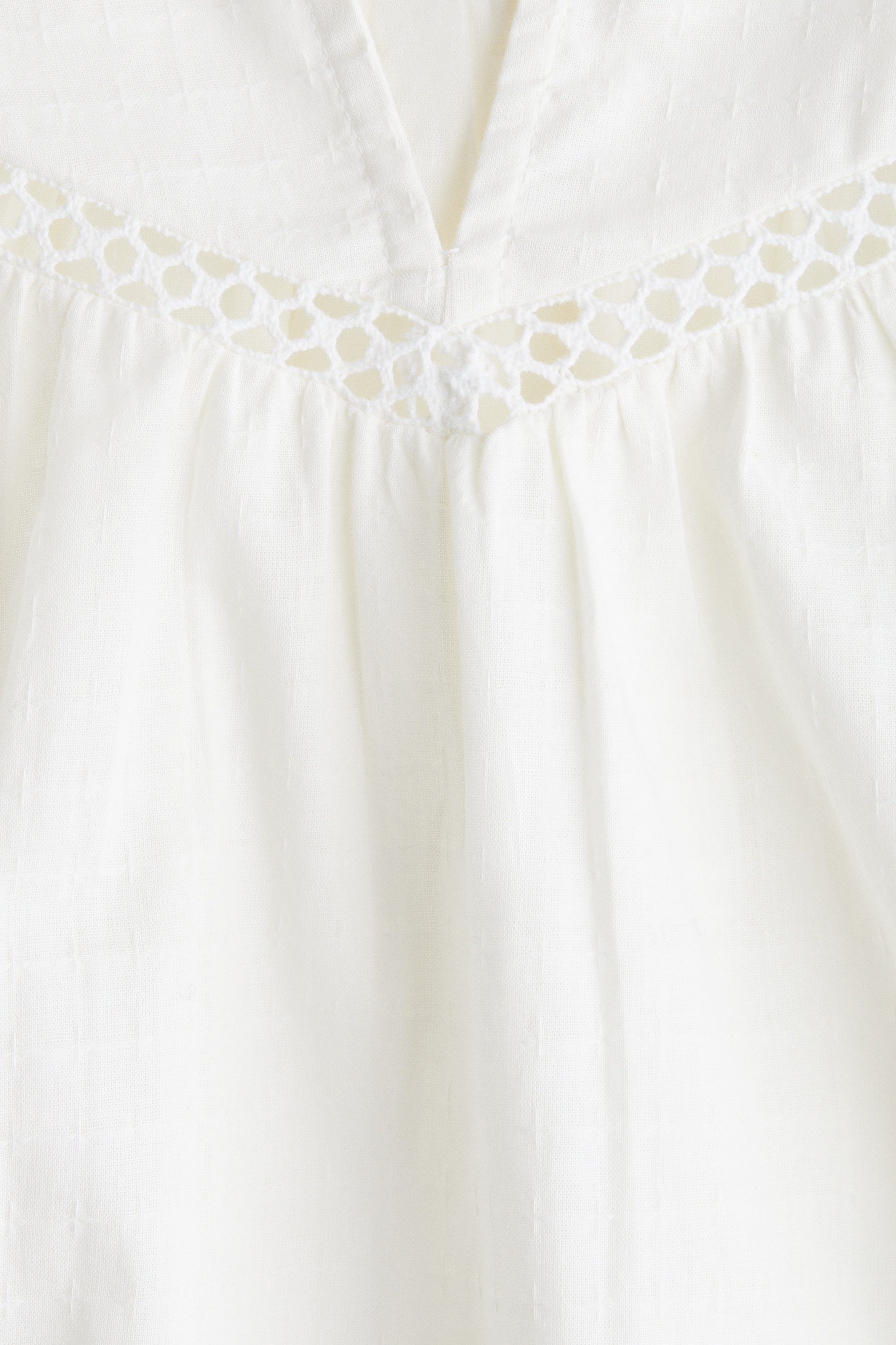 Dobby-weave blouse