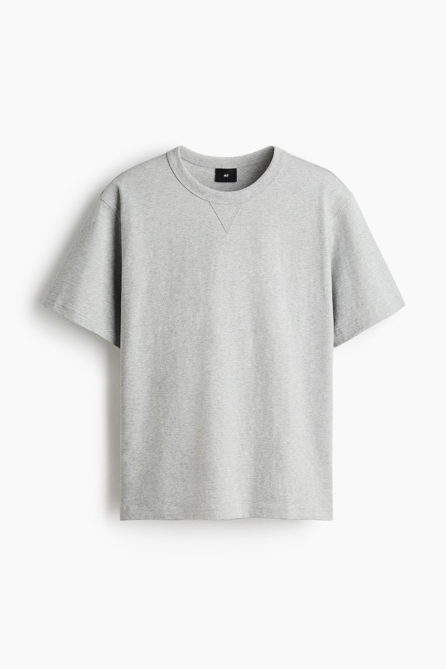 Áo thun Loose Fit - Màu xám nhạt đốm - 1