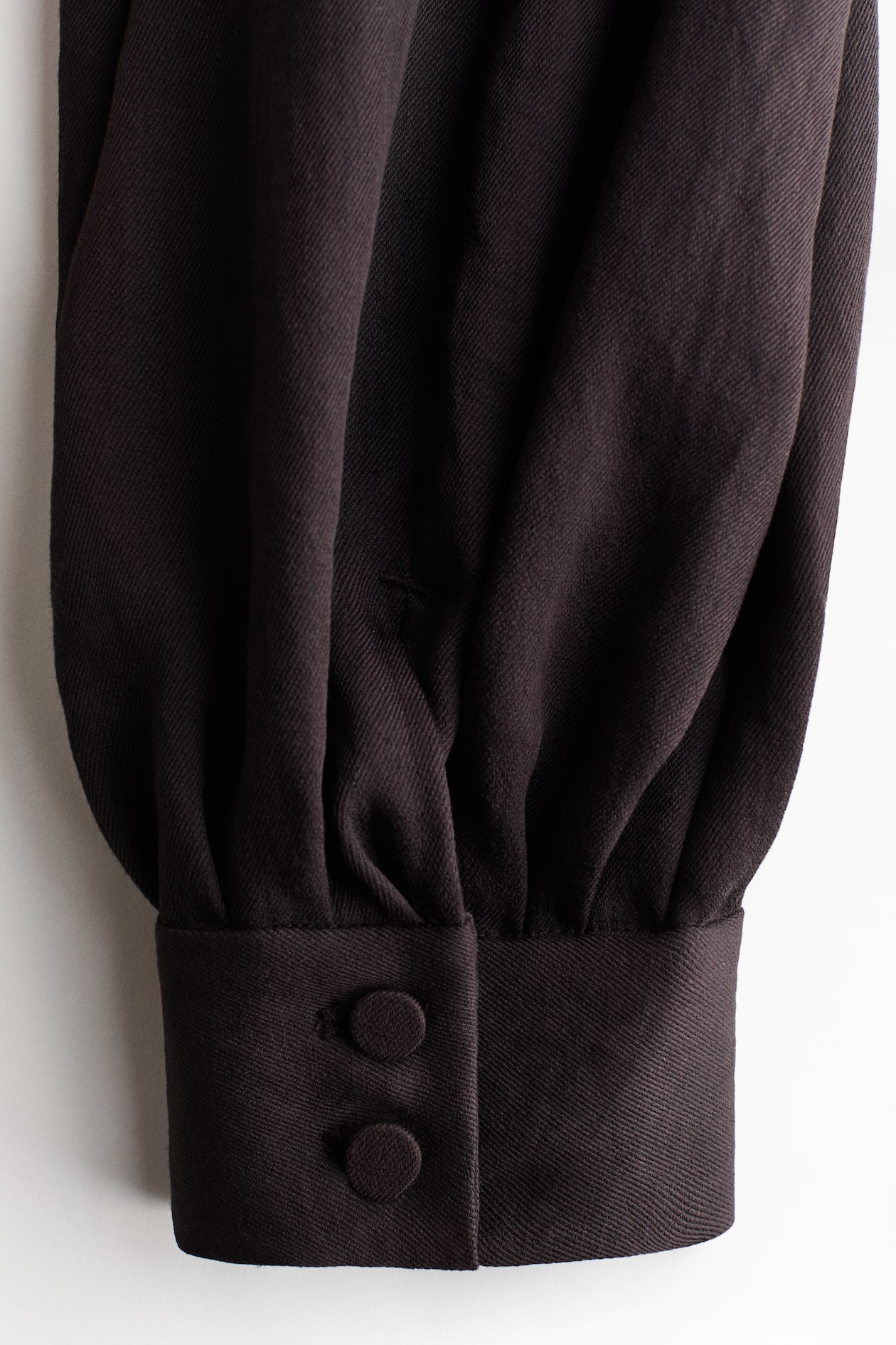 Balloon-Leg Twill Pants - image 4