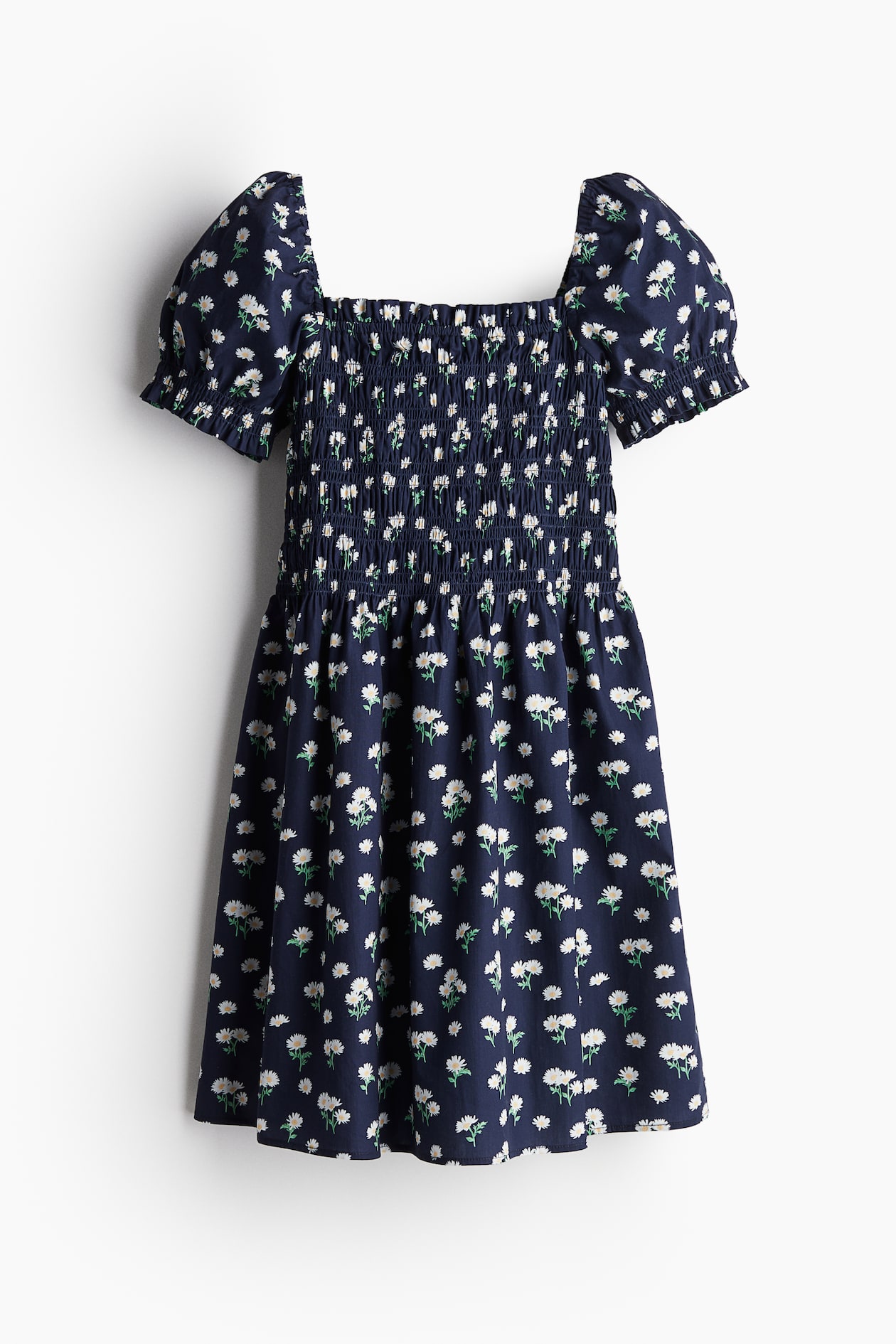 navy blue dress with daisies Daisy Dress - Hand Embroidered