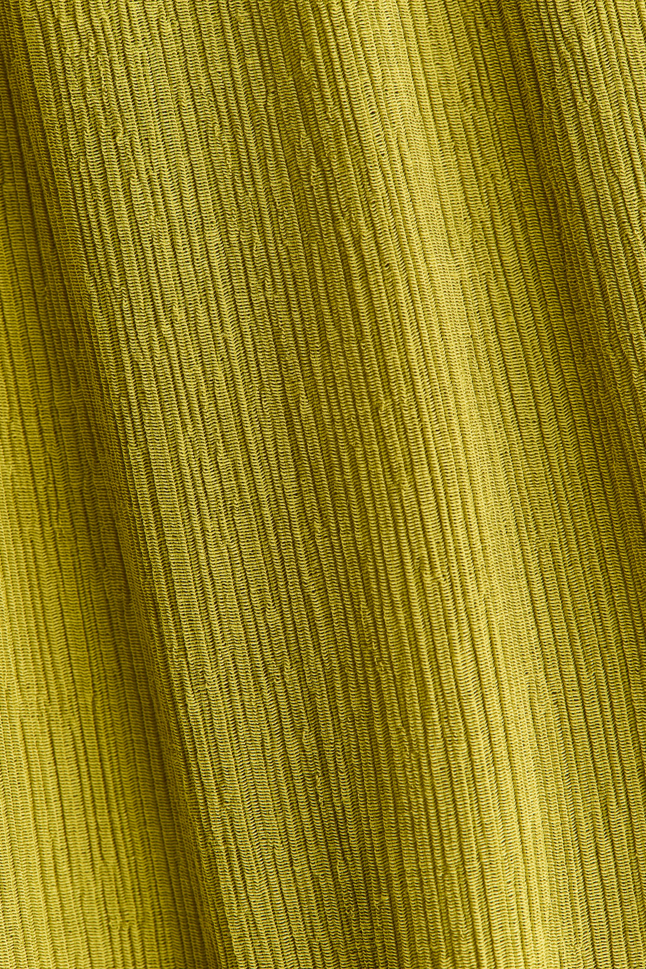 Pantalon large à effet froissé
