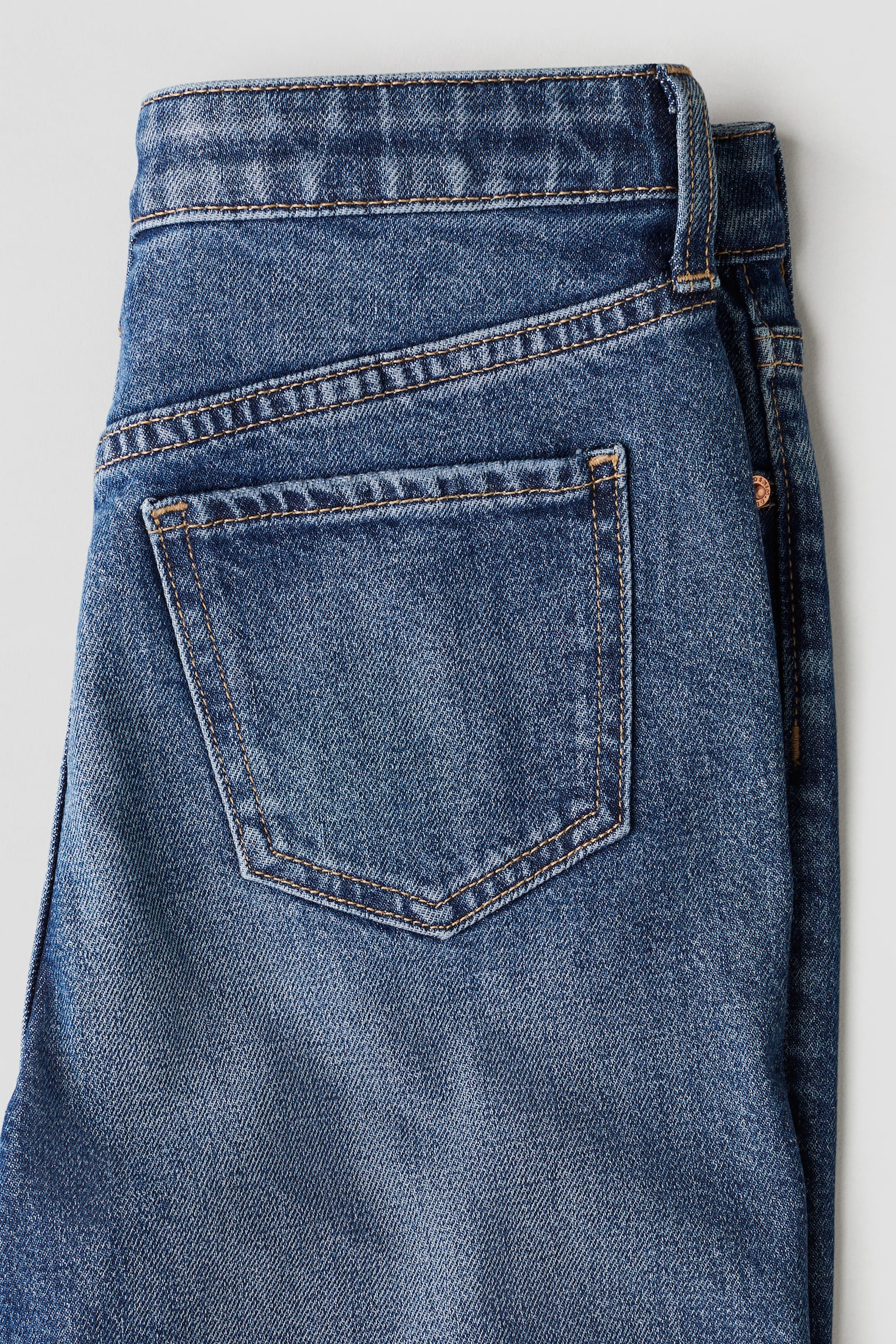 Relaxed Fit Jeans - Dark denim blue/Denim blue - 4