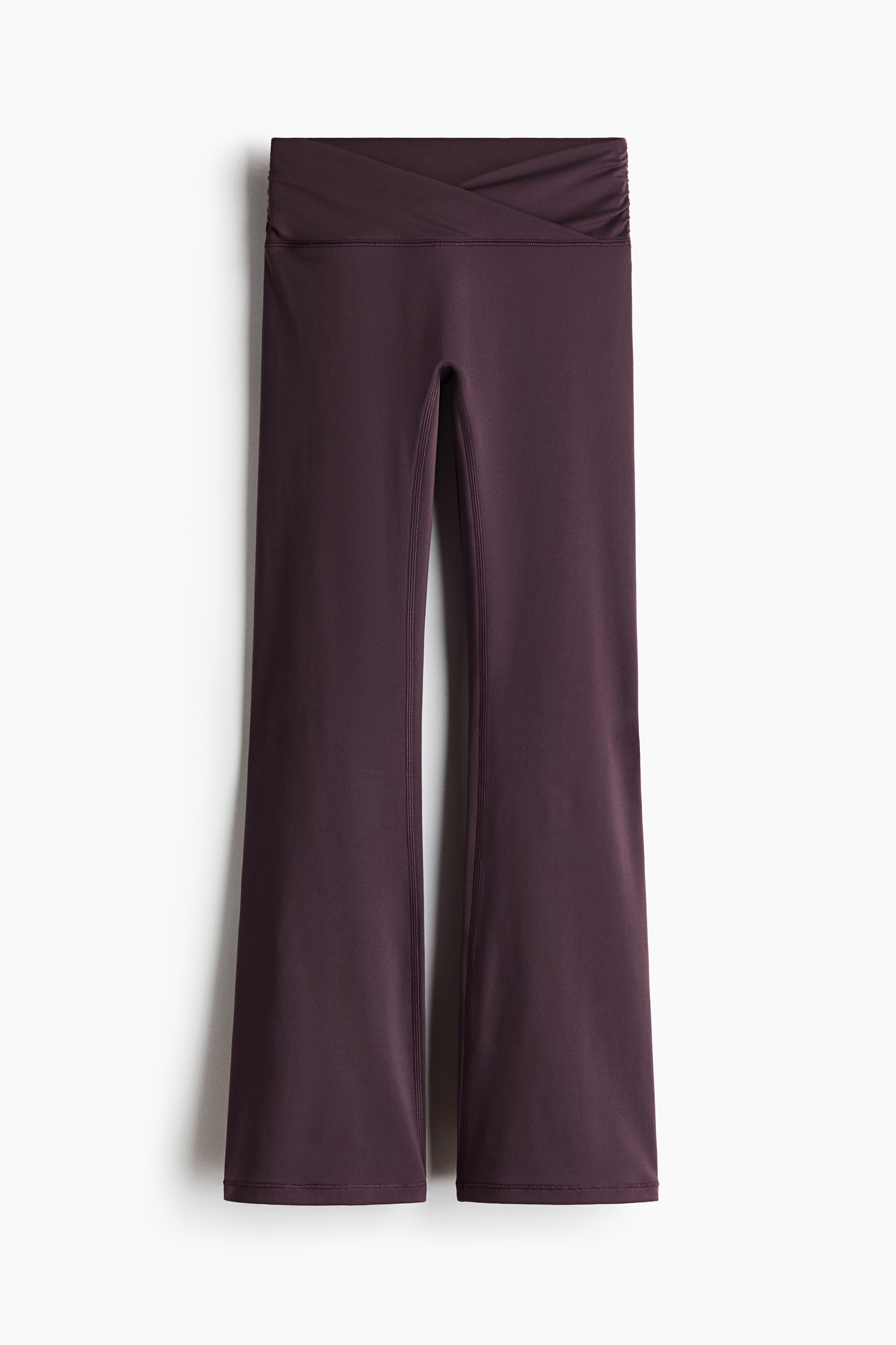 Legging de sport évasé SoftMove™ - Violet aubergine/Noir/Violet ancien