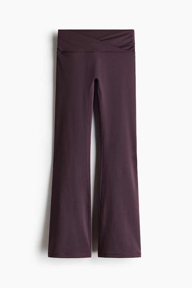 Legging de sport évasé SoftMove™ - Violet aubergine/Gris chiné/Violet ancien/Noir - 1