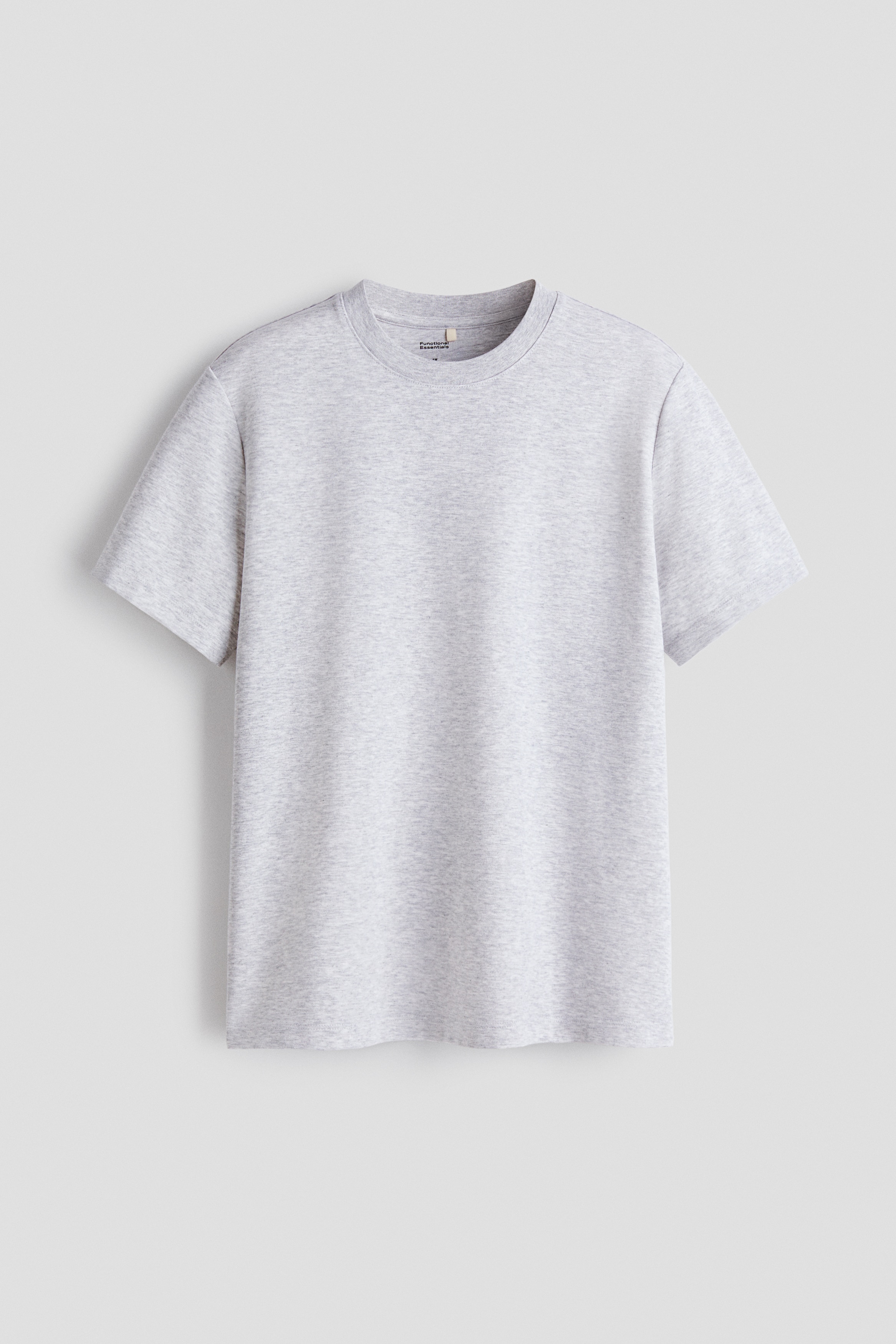 T-shirt Cooling Regular Fit - Cinzento claro mesclado/Branco/Preto/Castanho escuro/Cinzento escuro/Castanho escuro