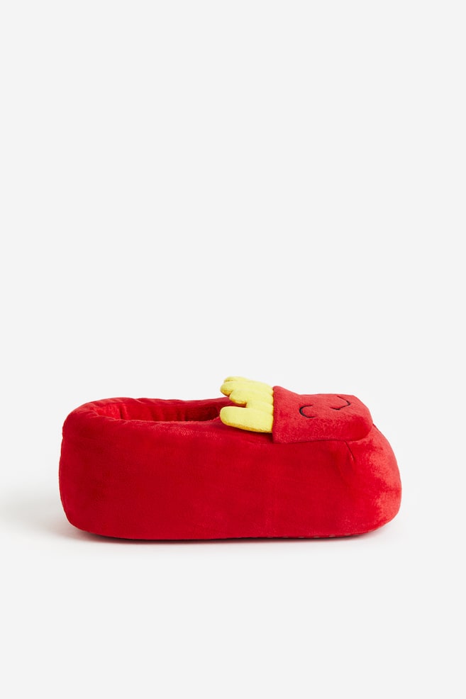 Soft hamburger slippers - Red/French Fries - 1