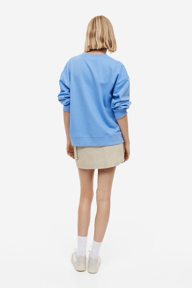 Motif-detail sweatshirt - Light blue/Columbia University/White/Yale/Dark blue/UCLA Bruins/Grey marl/Harvard University/dc - 3