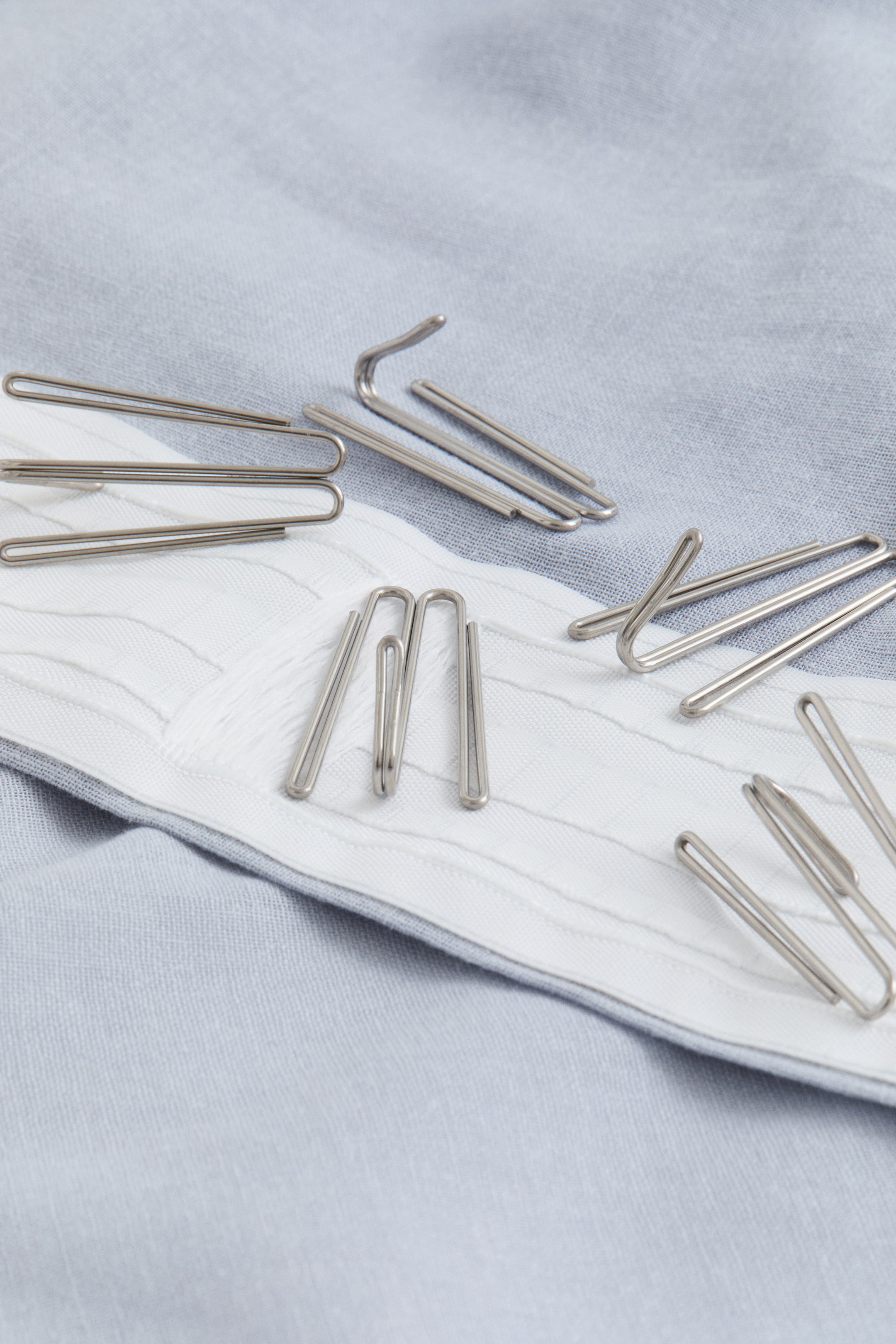 Visualizza immagine più grande: Tenda misto lino lunga e ampia 1 pezzo - Azzurro - HOME | H&M IT 3