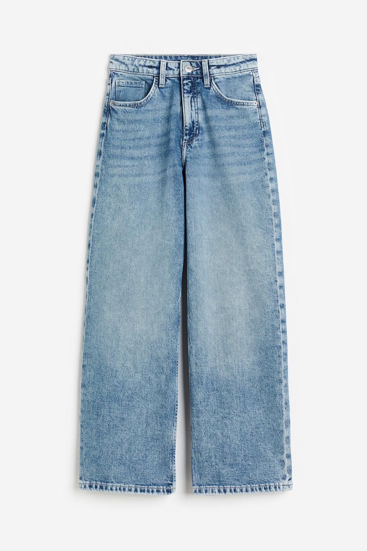 Wide Leg Jeans Denim blue Kids H&M US