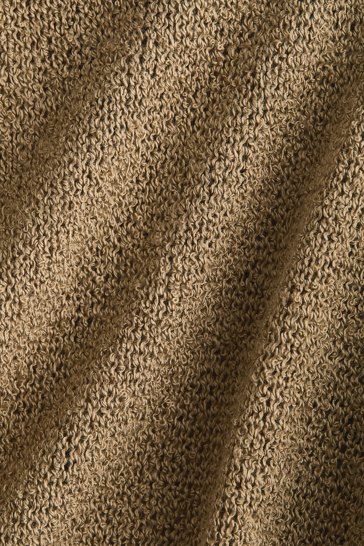 סוודר שכמייה - בז'/שחור/חום כהה - 5