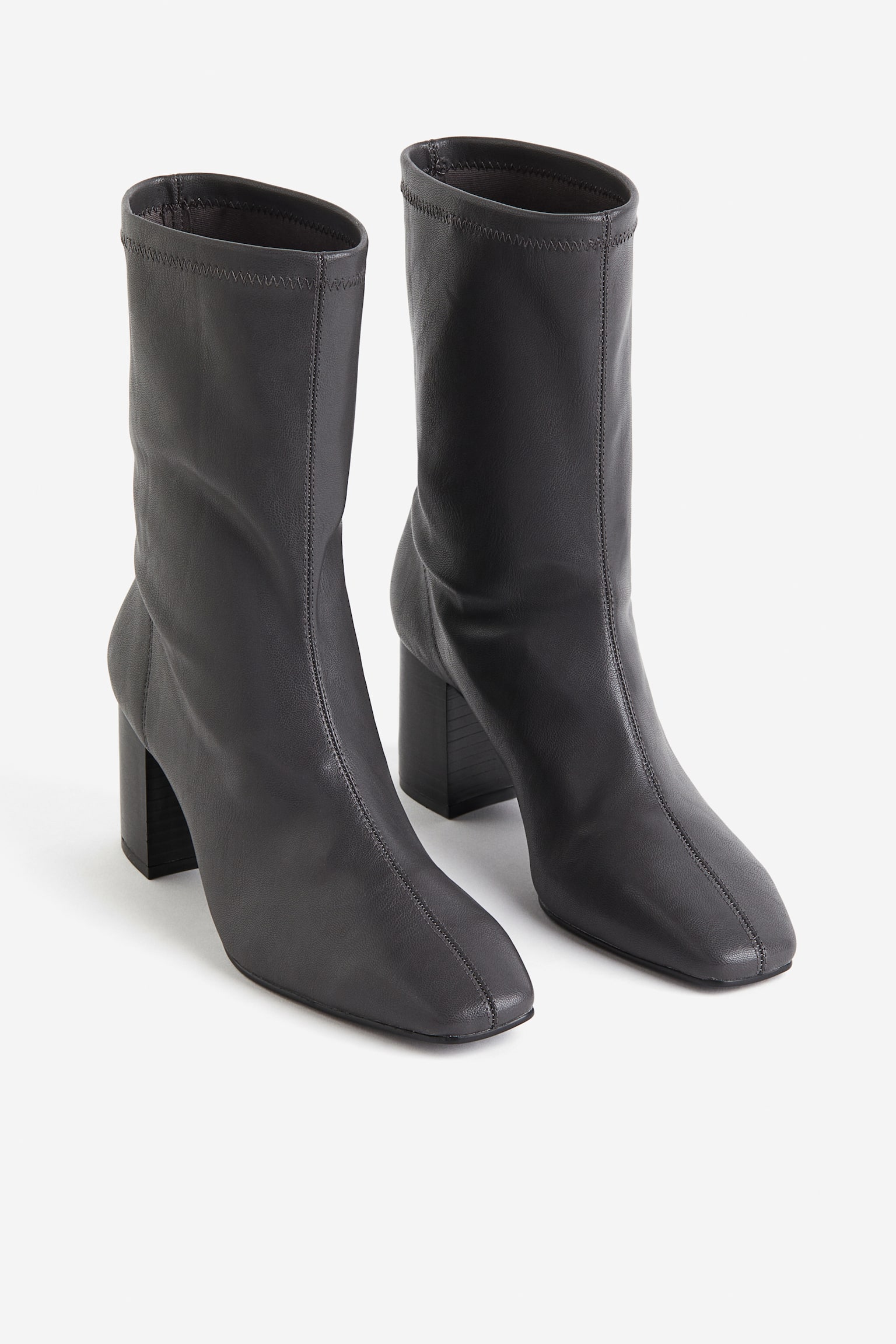 Heeled Boots - Dark grey/Black - 3