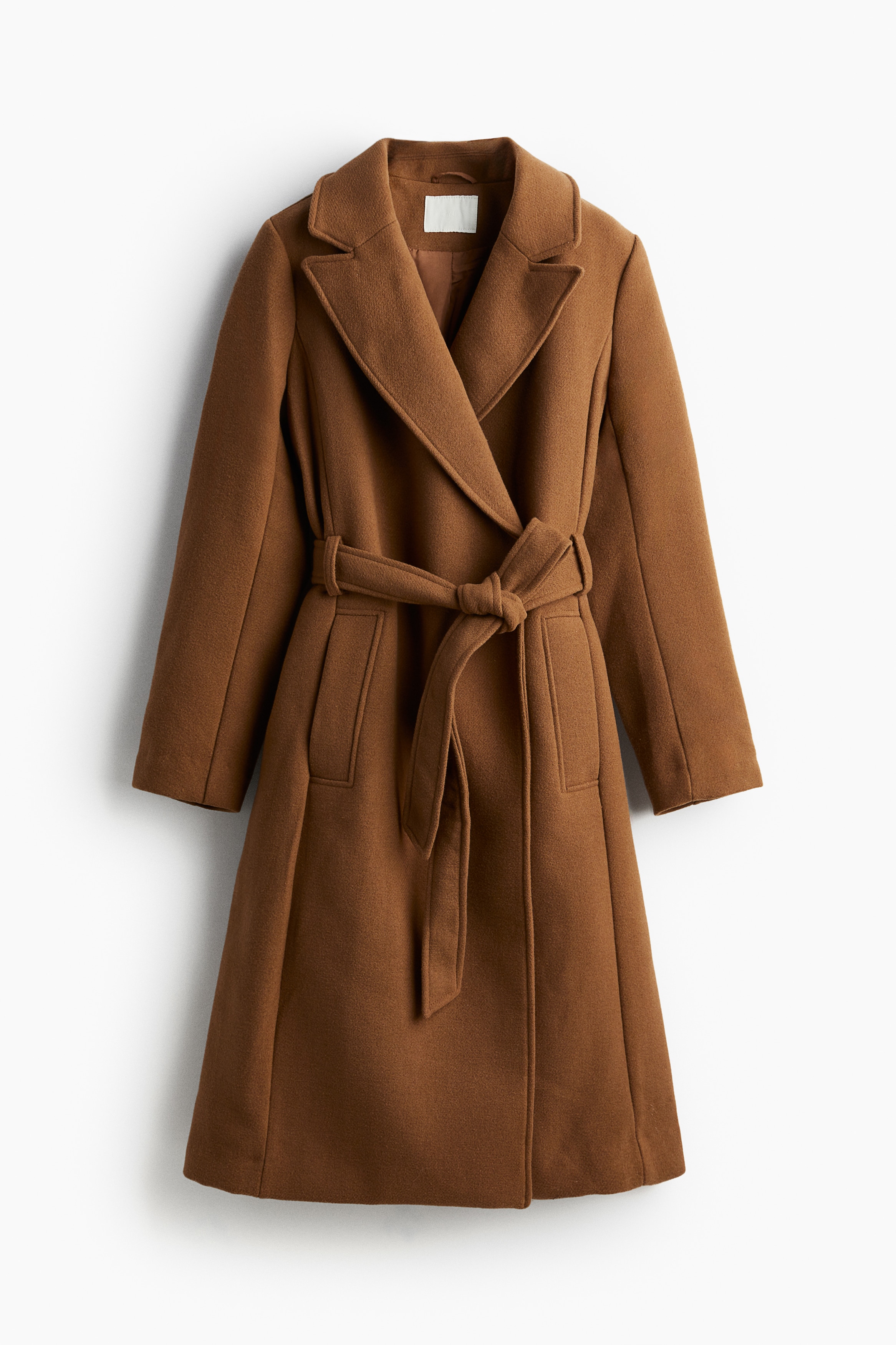 Tie Belt Coat - Dark beige - Ladies | H&M US