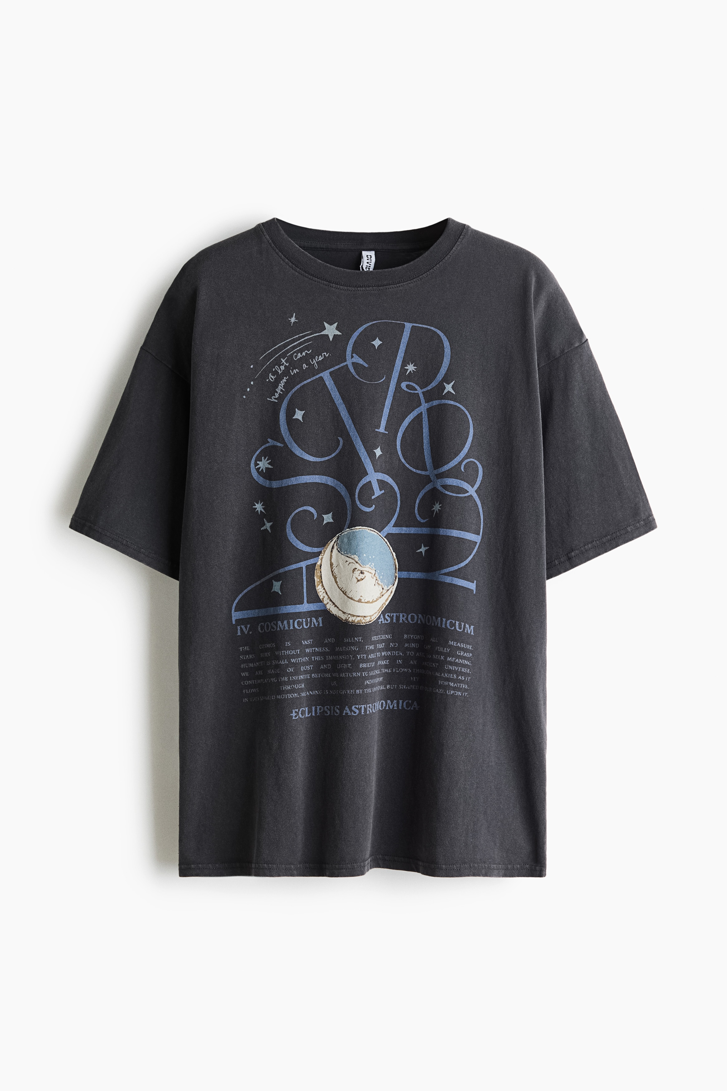 Oversized motif-detail T-shirt