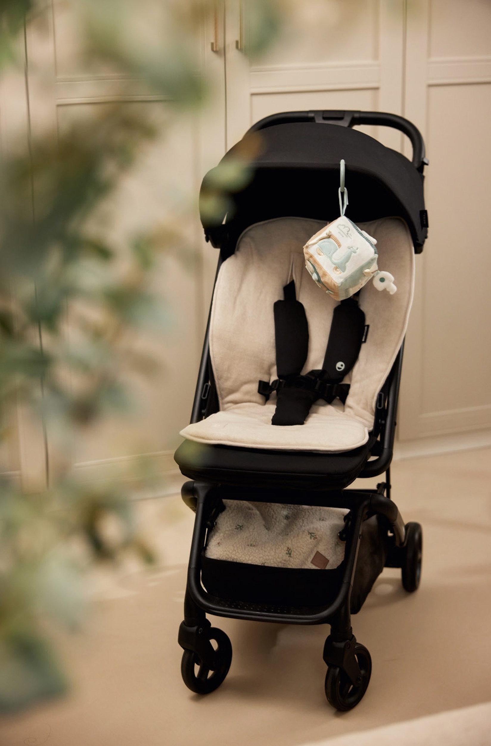 Buggy Inlegger - Terry/cotton Nougat/Terry/cotton Storm Grey