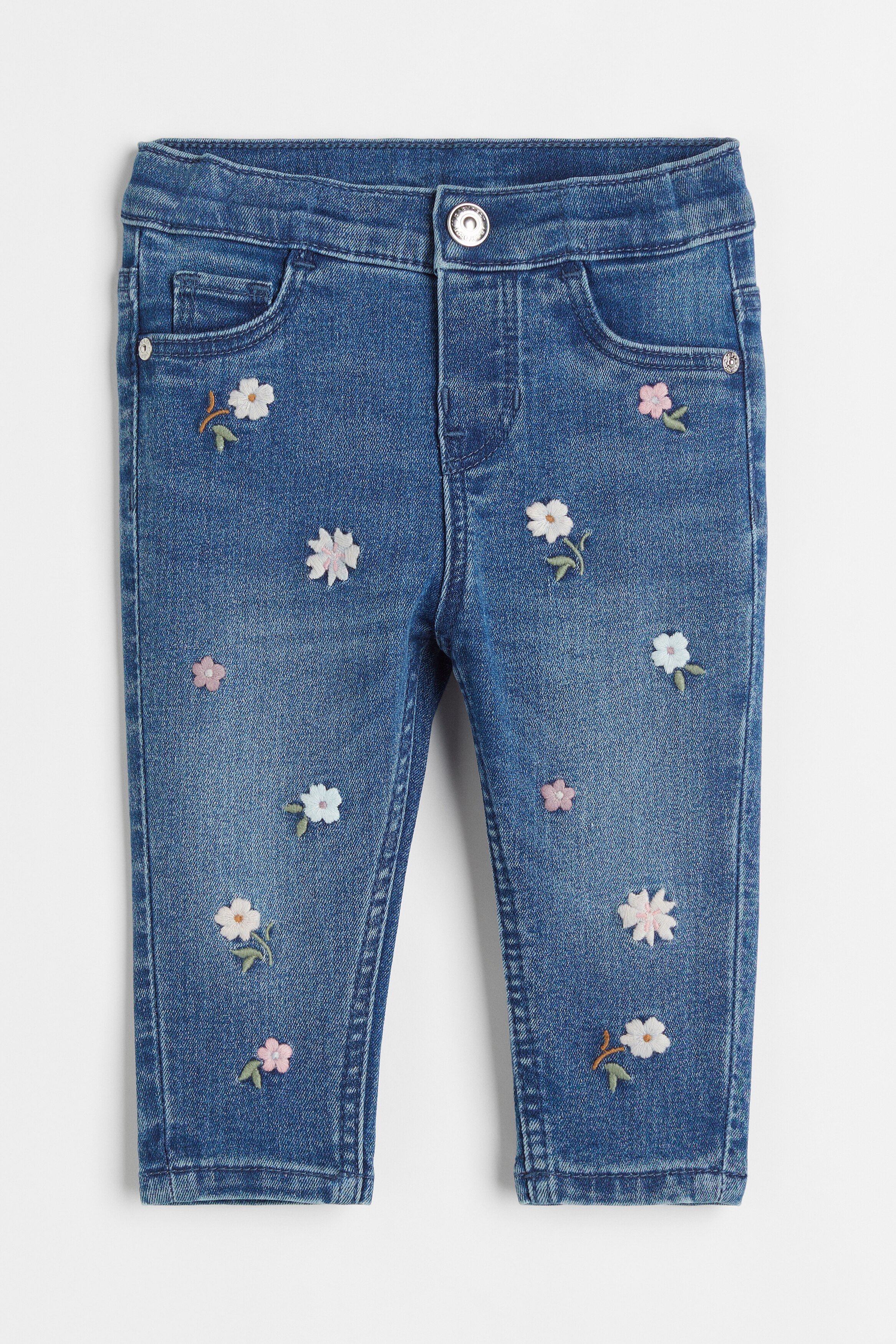 Jeans mit blumen hxxm Clearance