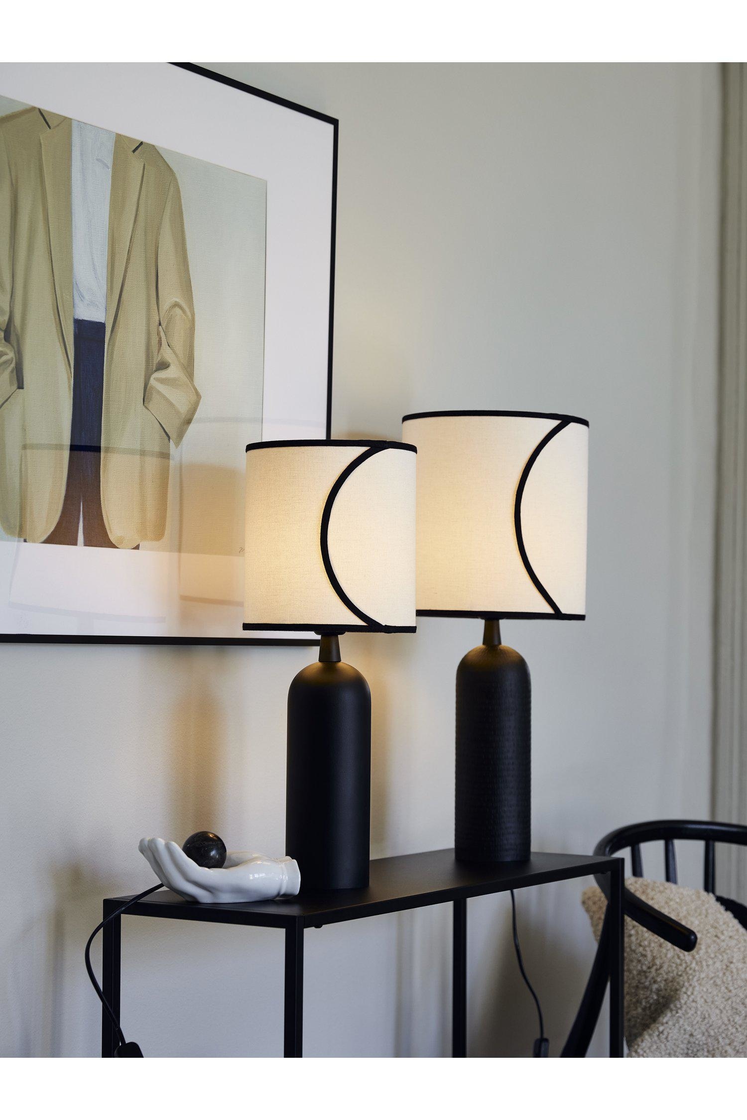 Riley Bordlampe 45cm - Offwhite