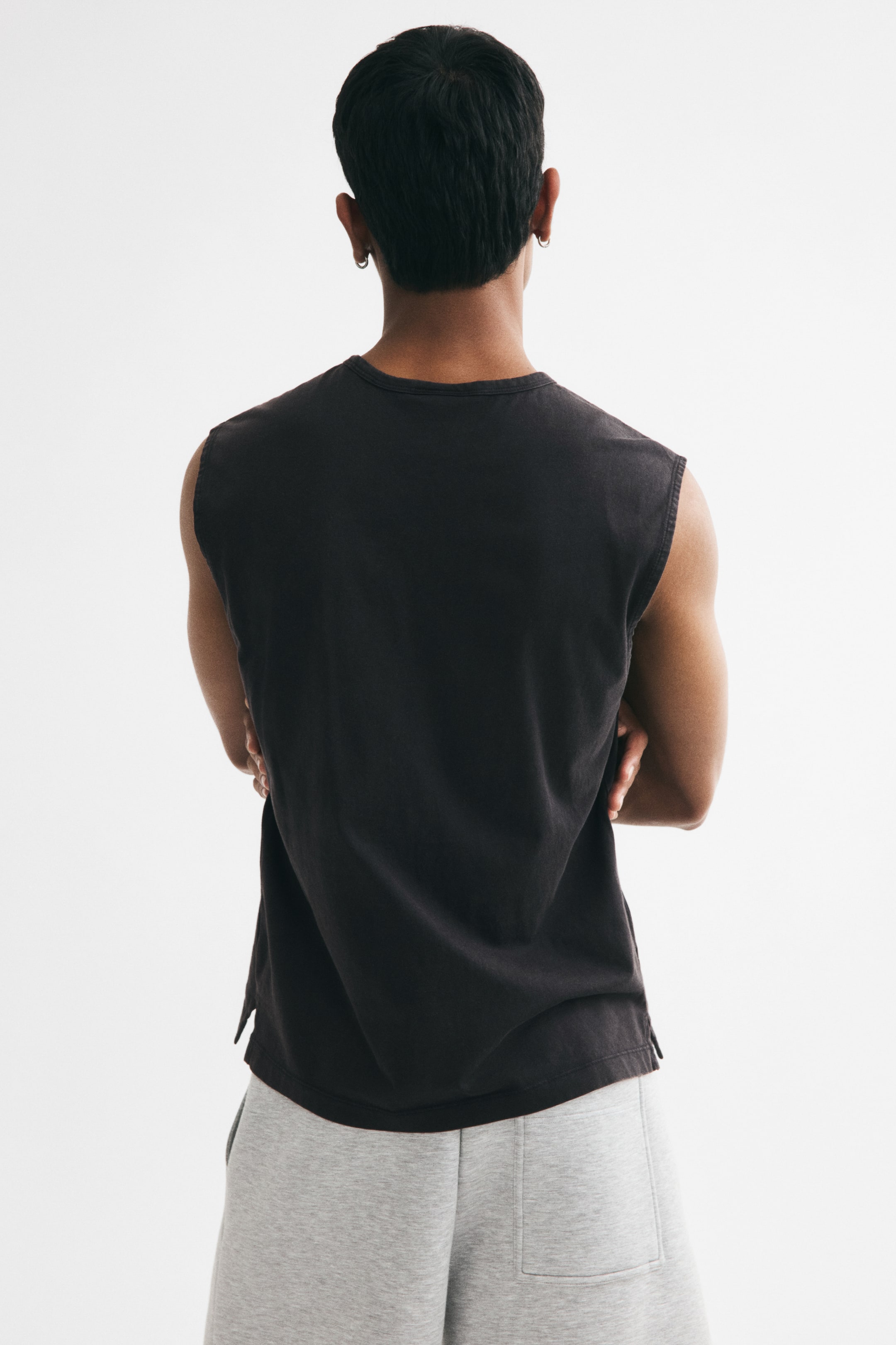 Regular-Fit Cotton Tank Top