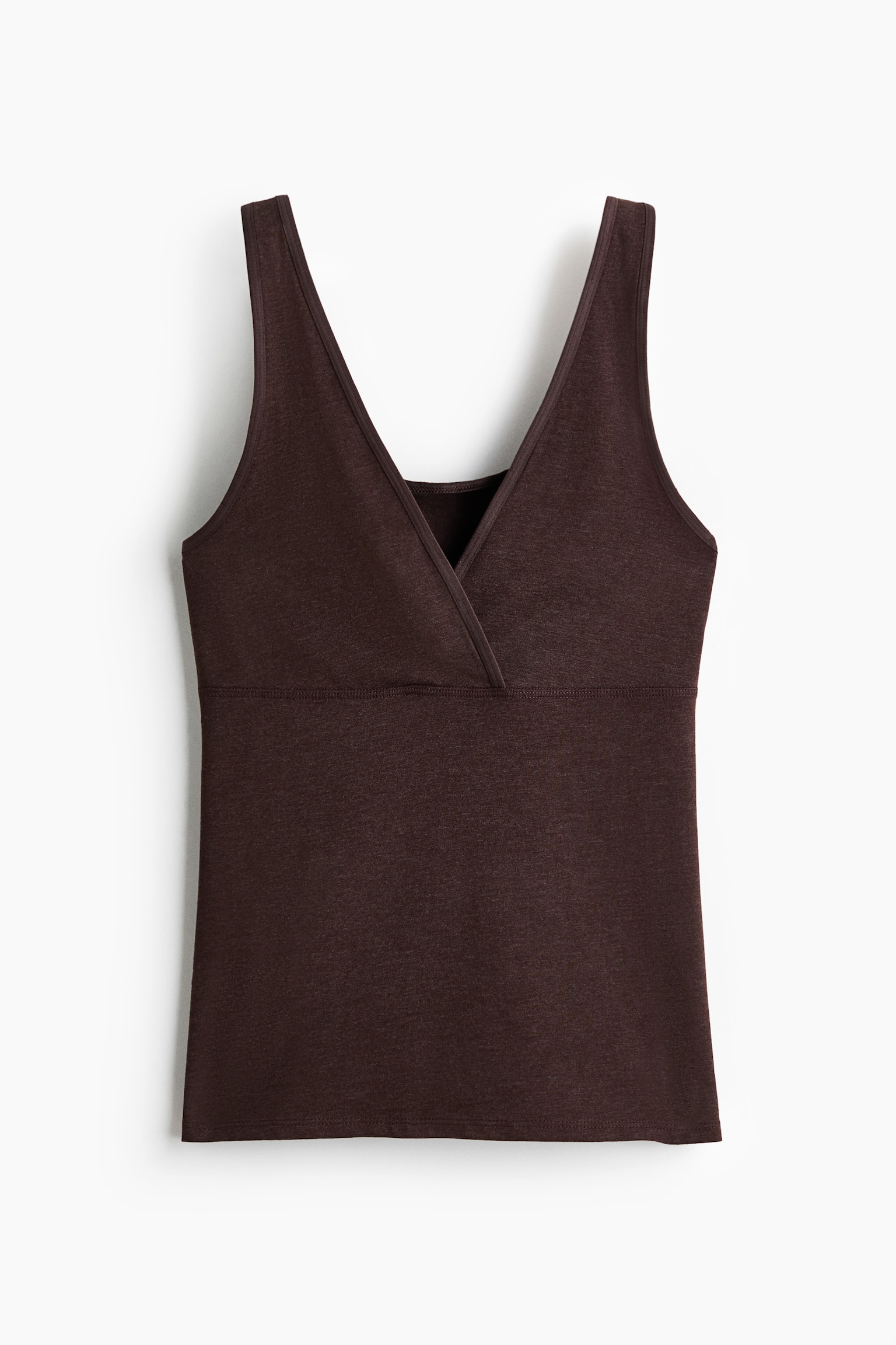 MAMA Ammetanktop - Mørkebrun/Sort - 1