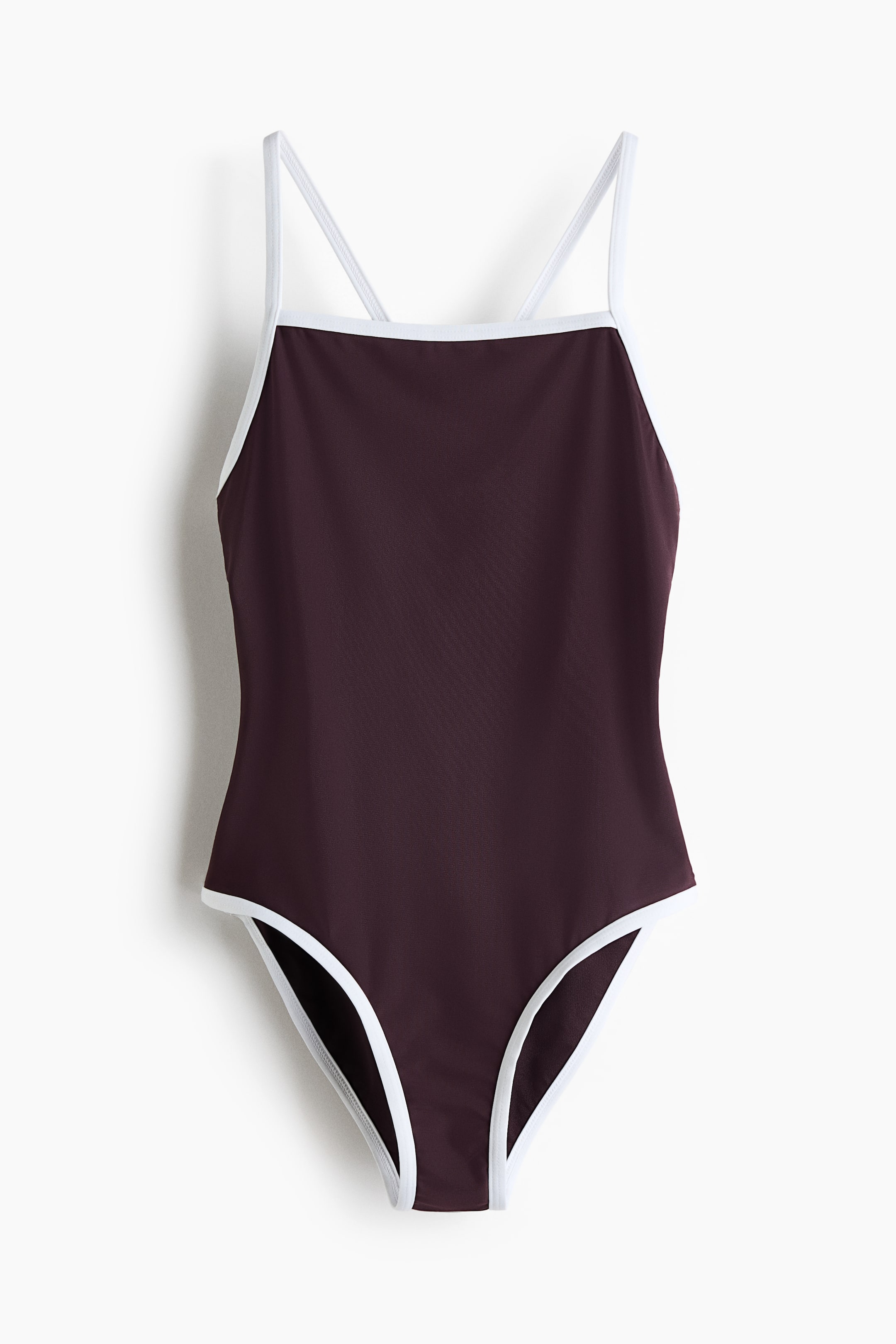 Grösseres Bild ansehen: Sportbadeanzug - Auberginenlila - KINDER | H&M CH 1