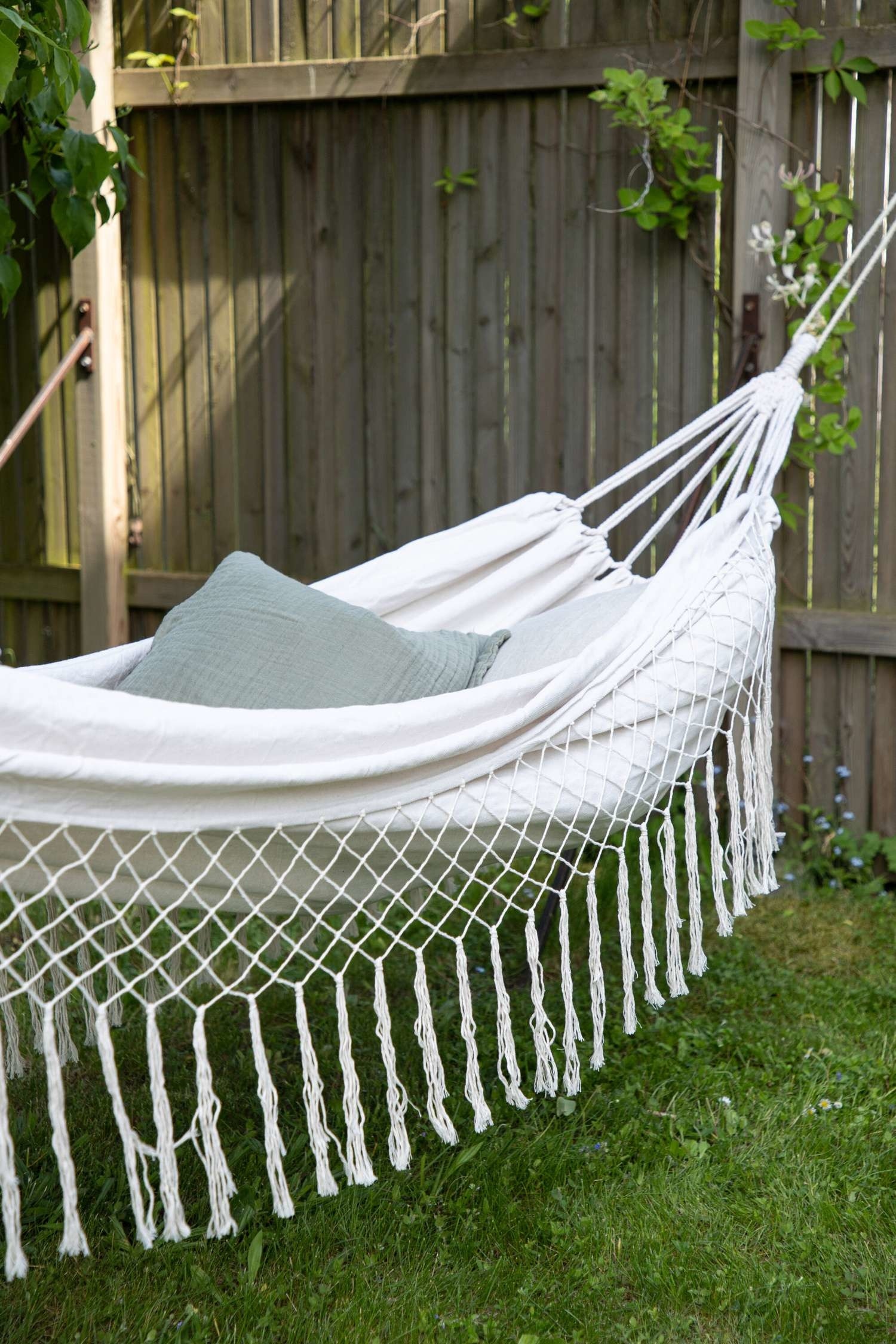 Banate Hængekøje - Bomuld, Hvid