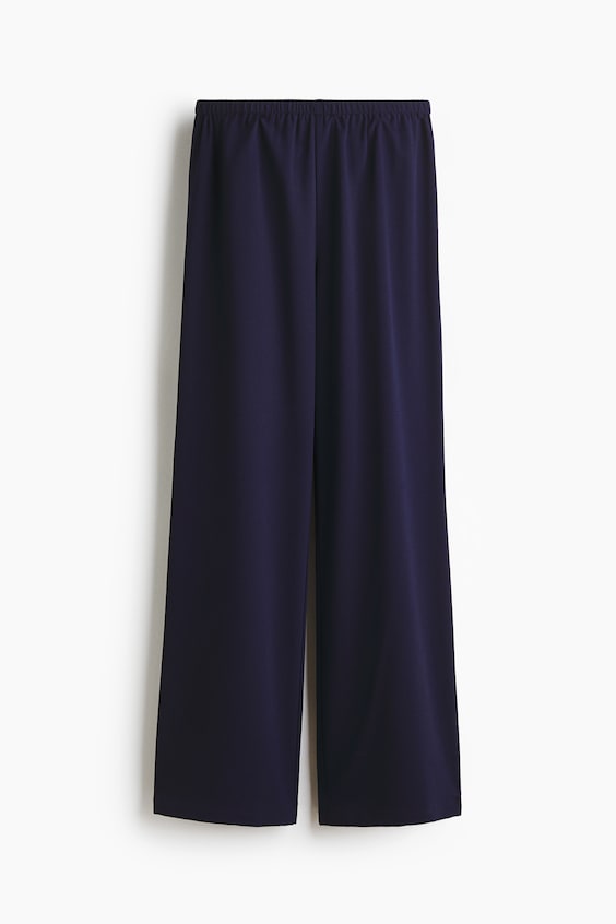 Женские брюки H&M Straight-Leg Crêpe Pants