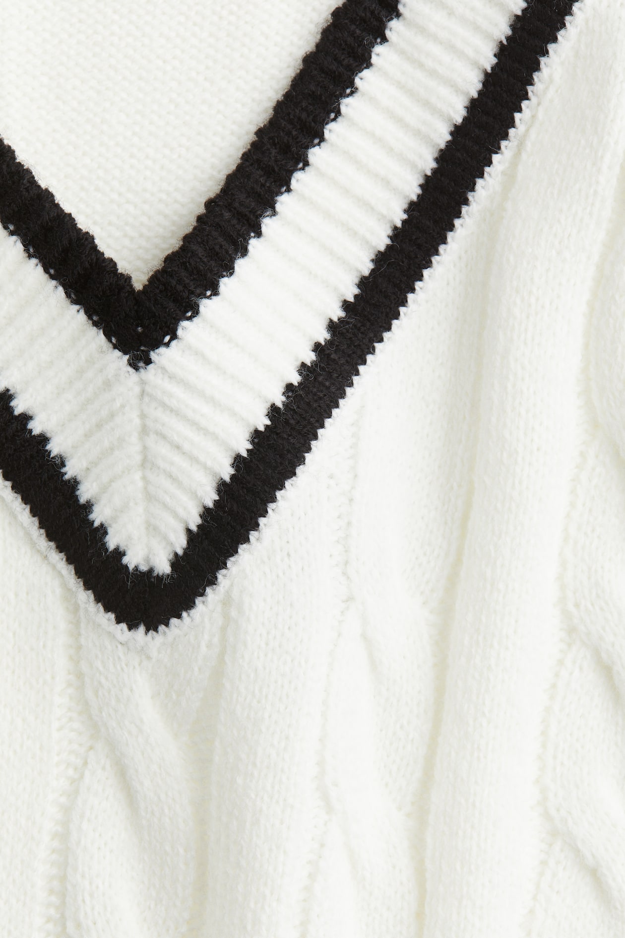 Cable-Knit Sweater Vest - image 2
