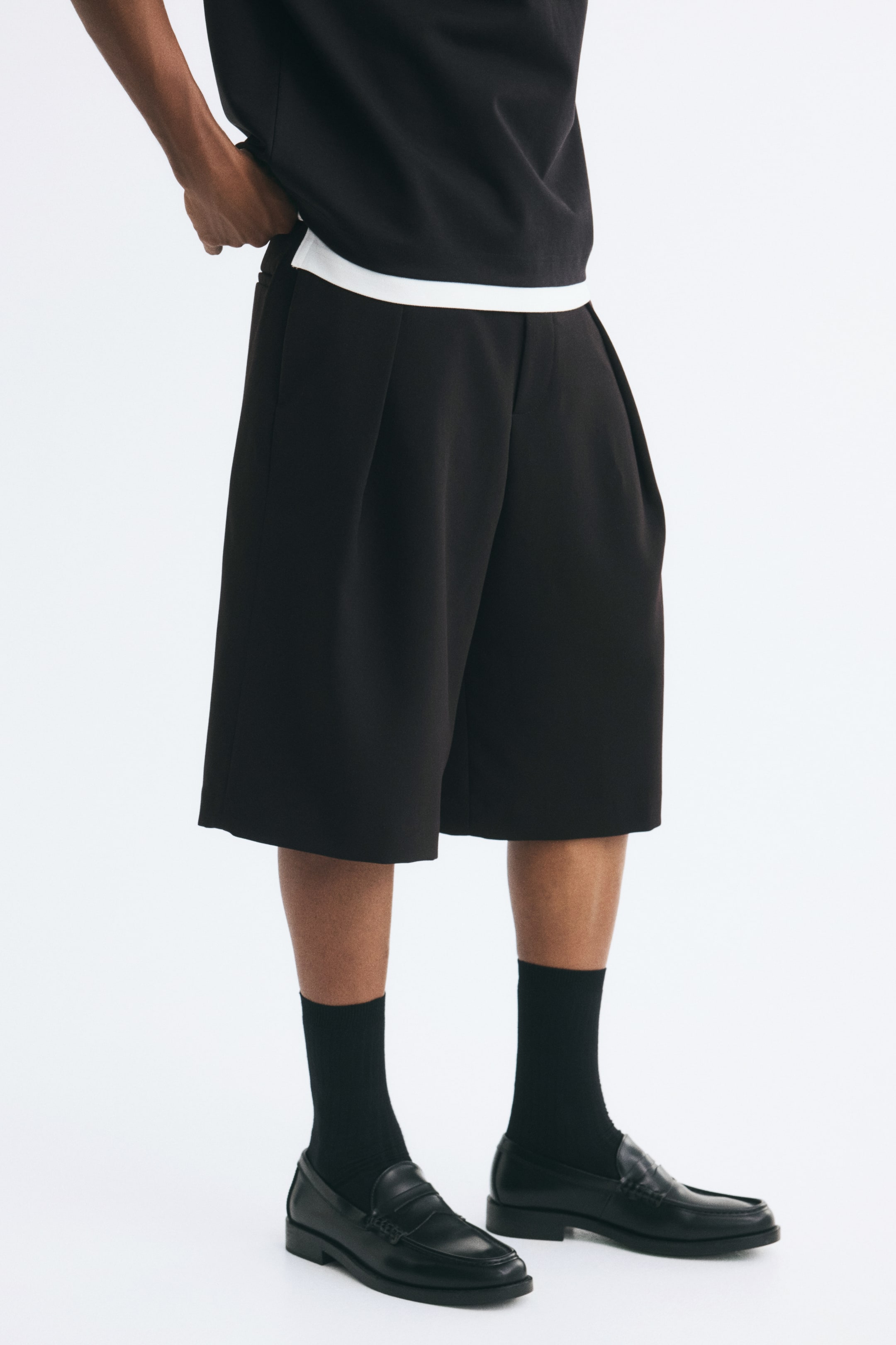 Loose-Fit Bermuda Shorts